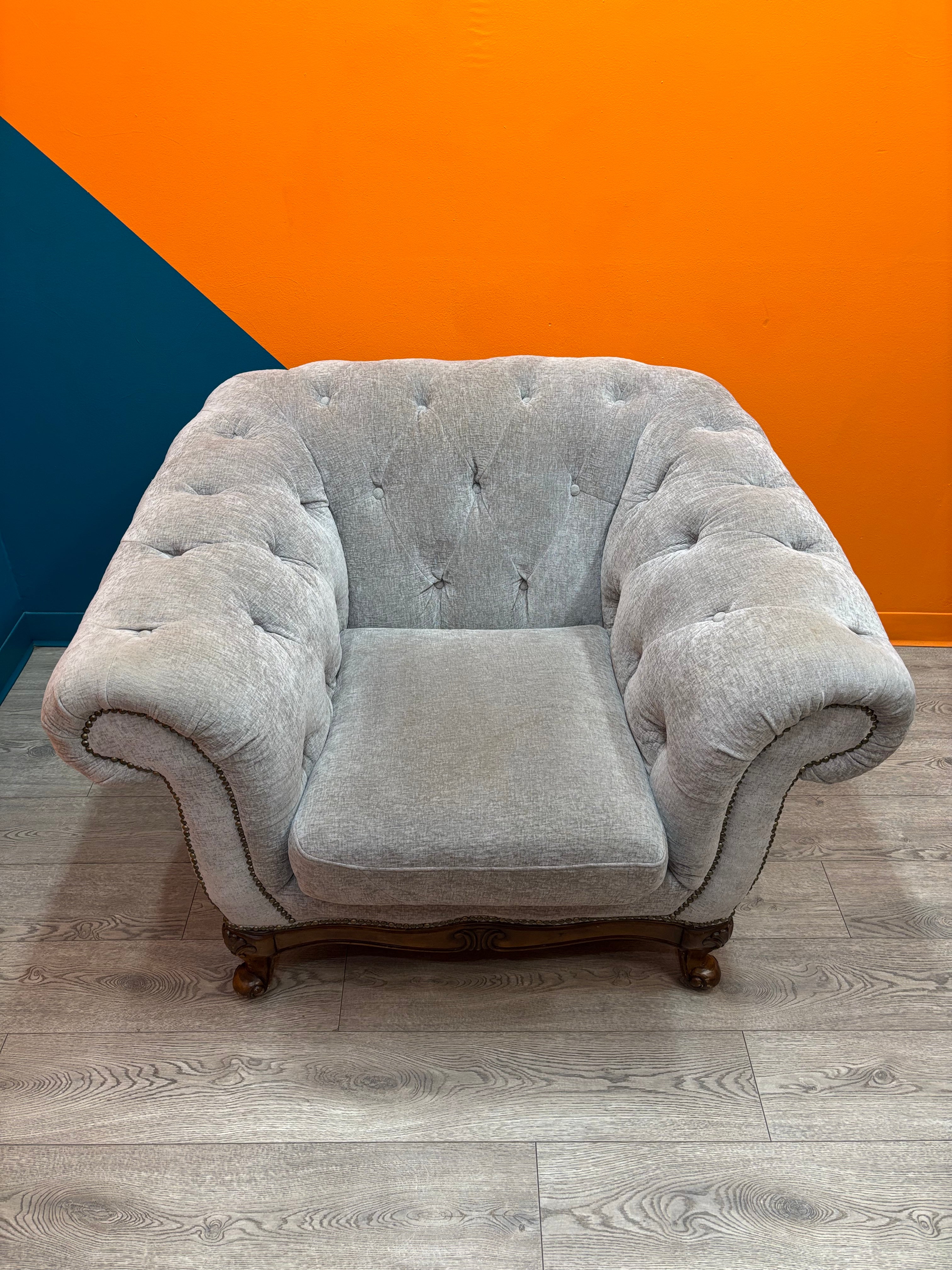 Large Tufted Armchair