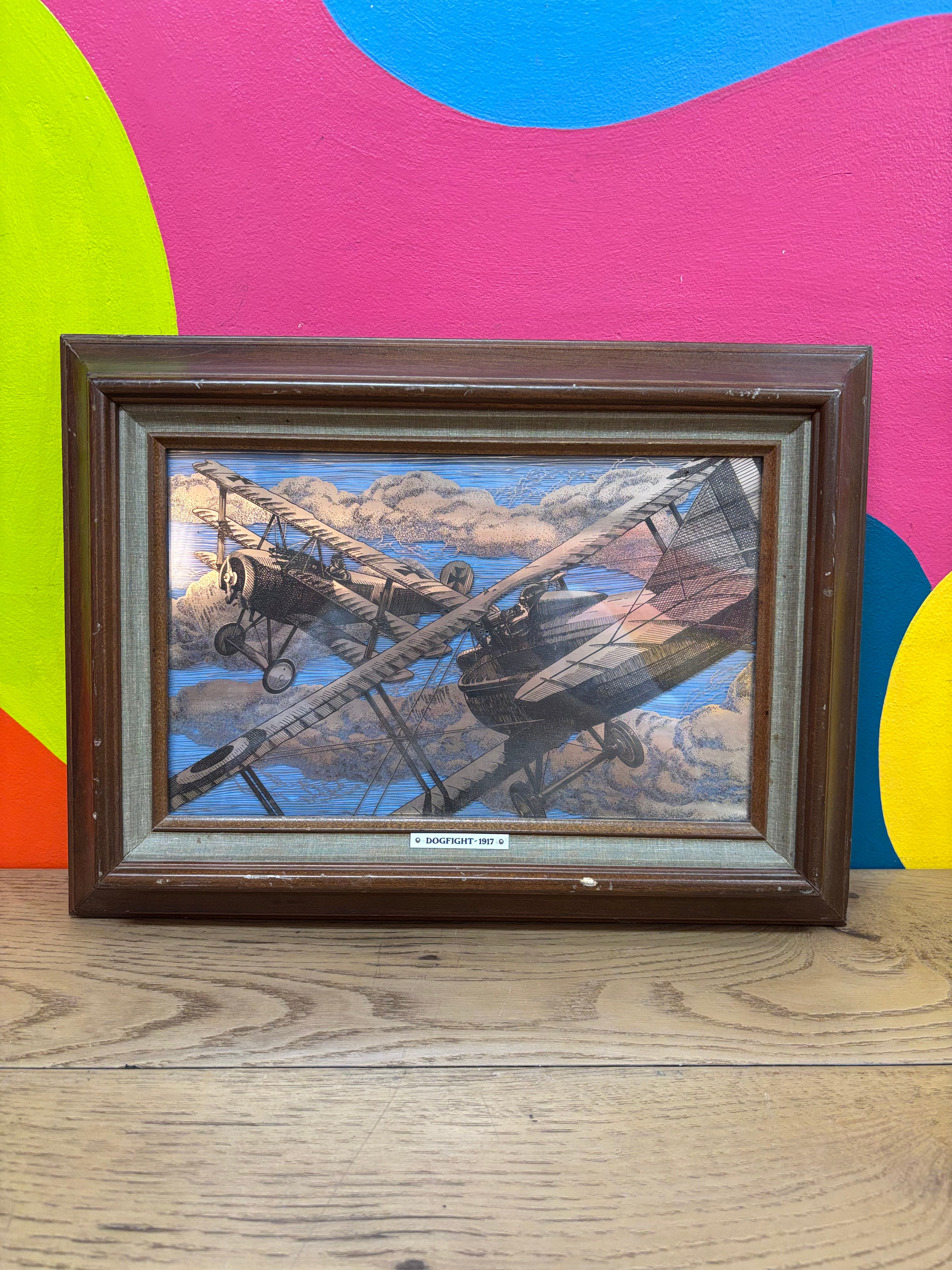 Dogfight - 1917 Silverscene issued by The Franklin Mint