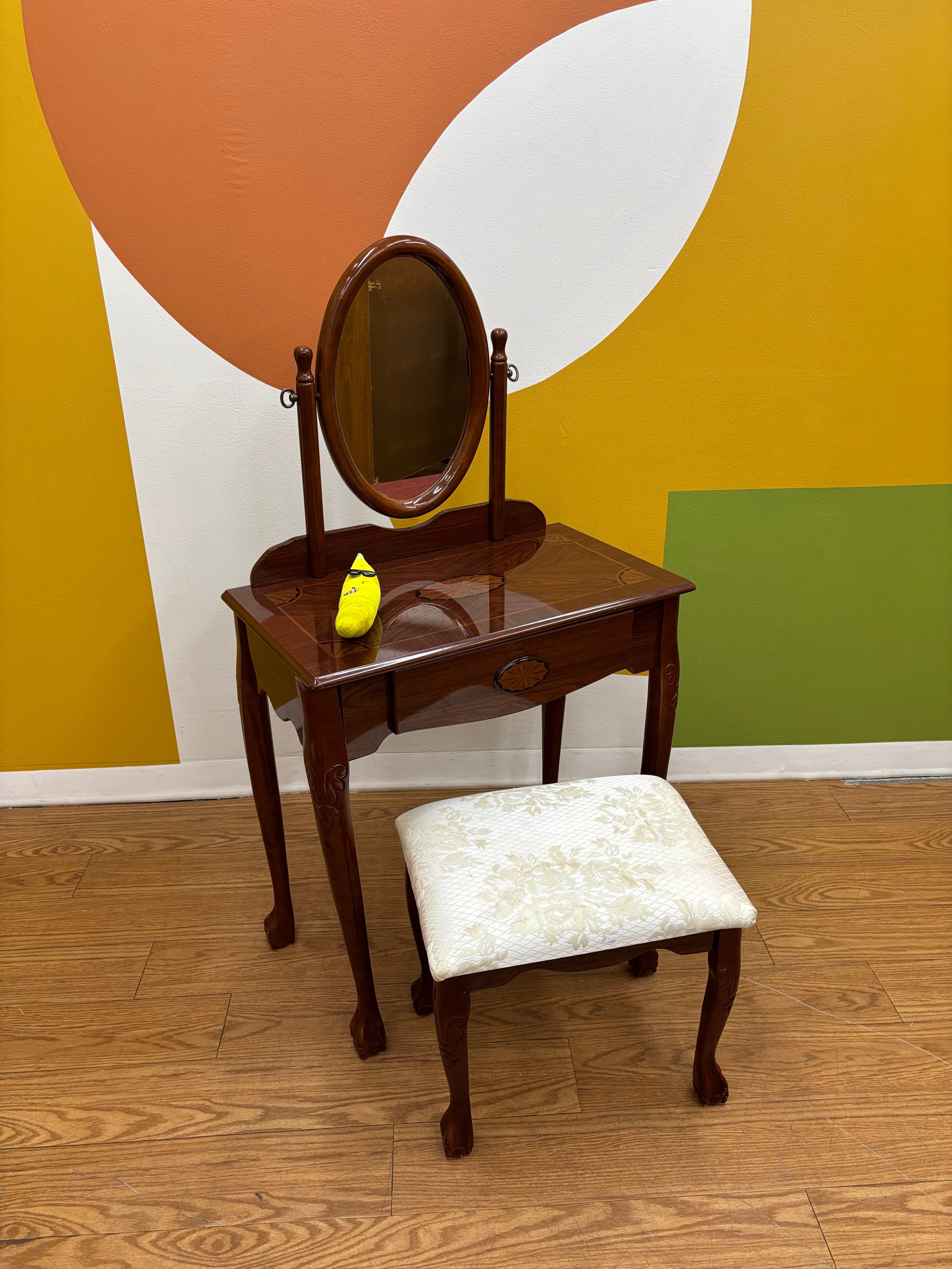 Vanity & Stool Set