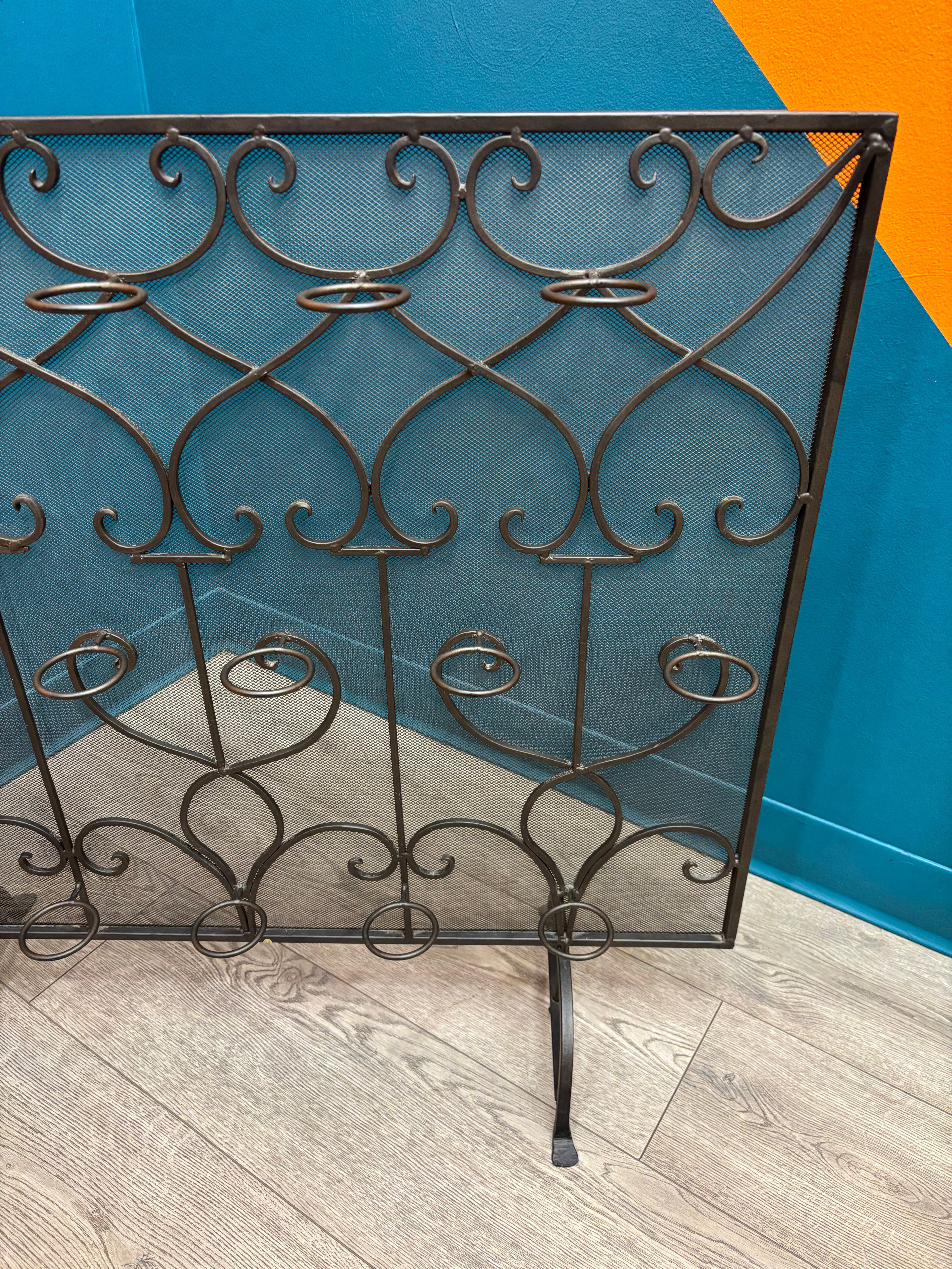 Wrought Iron Fireplace Screen