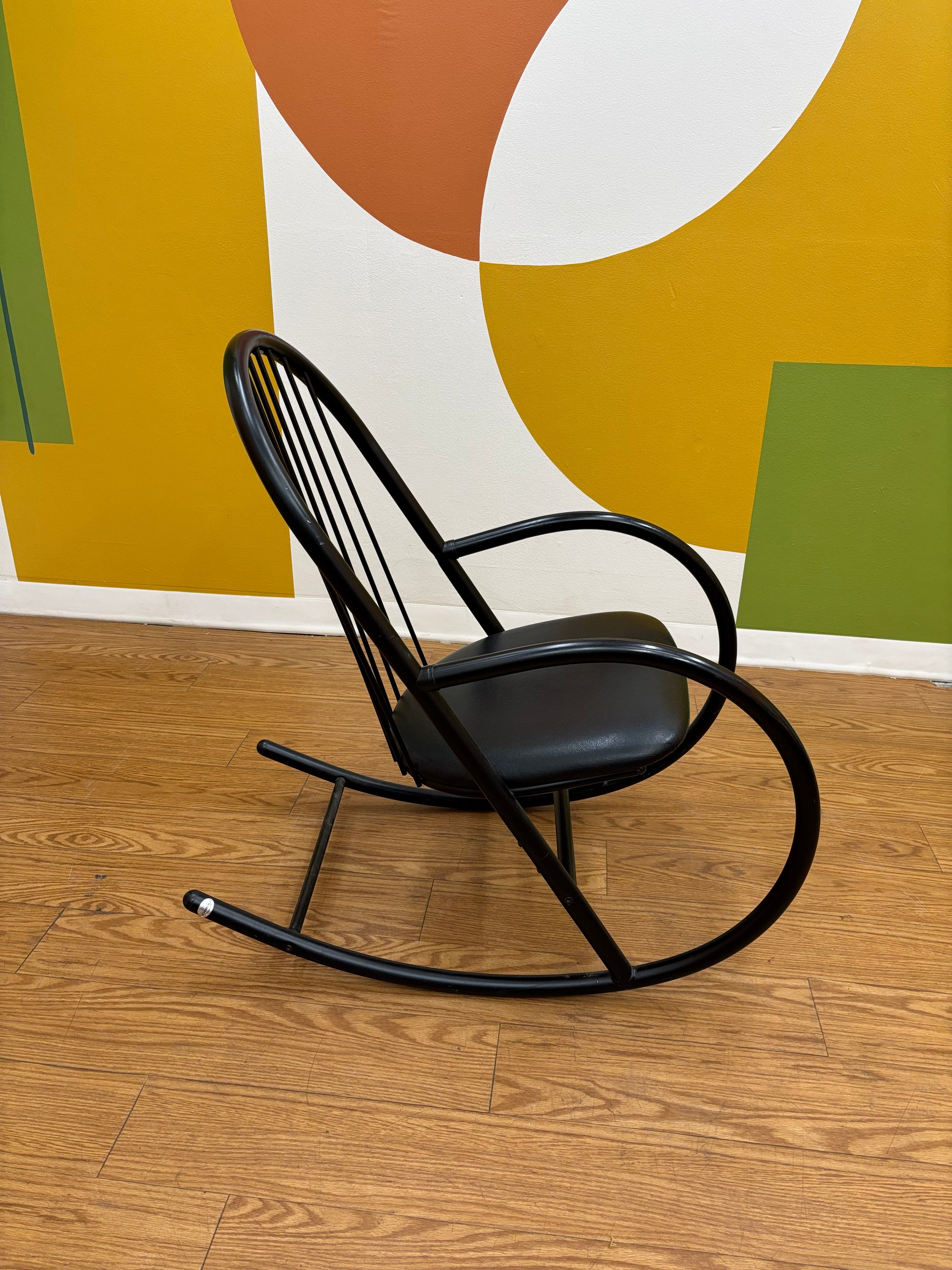 Black Amisco Rocking Chair