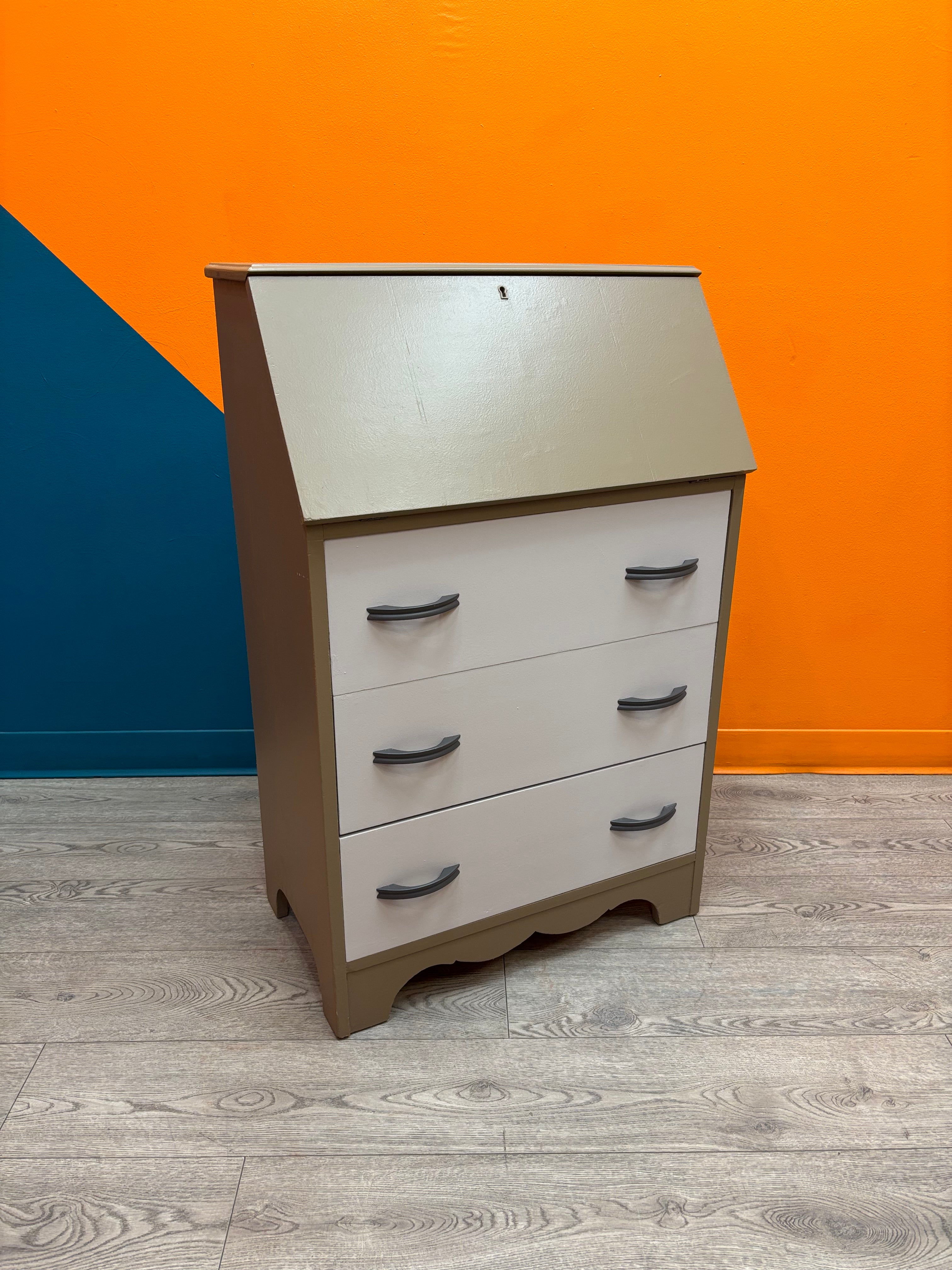 Painted Secretary Desk
