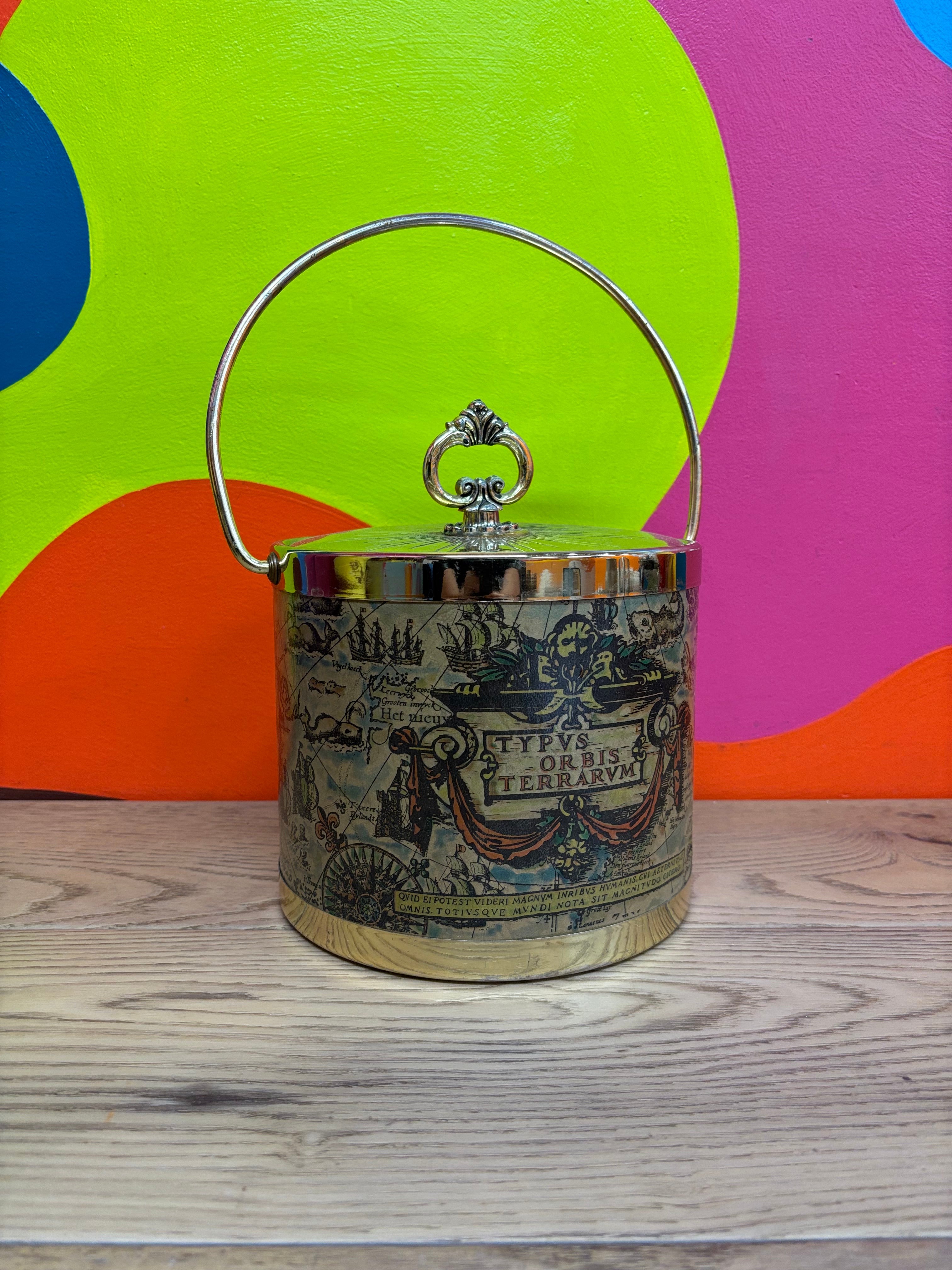 World Map Ice Bucket