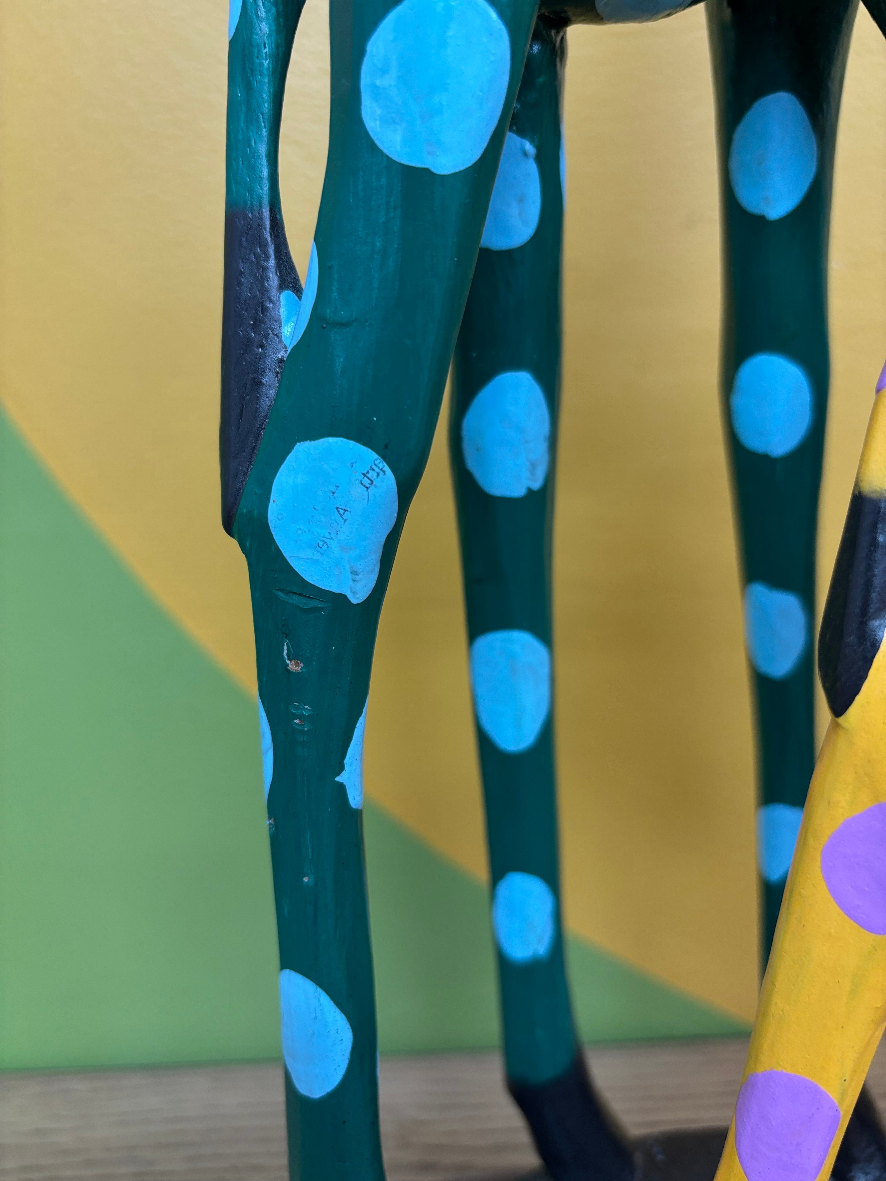 Polka Dot Giraffe Statue