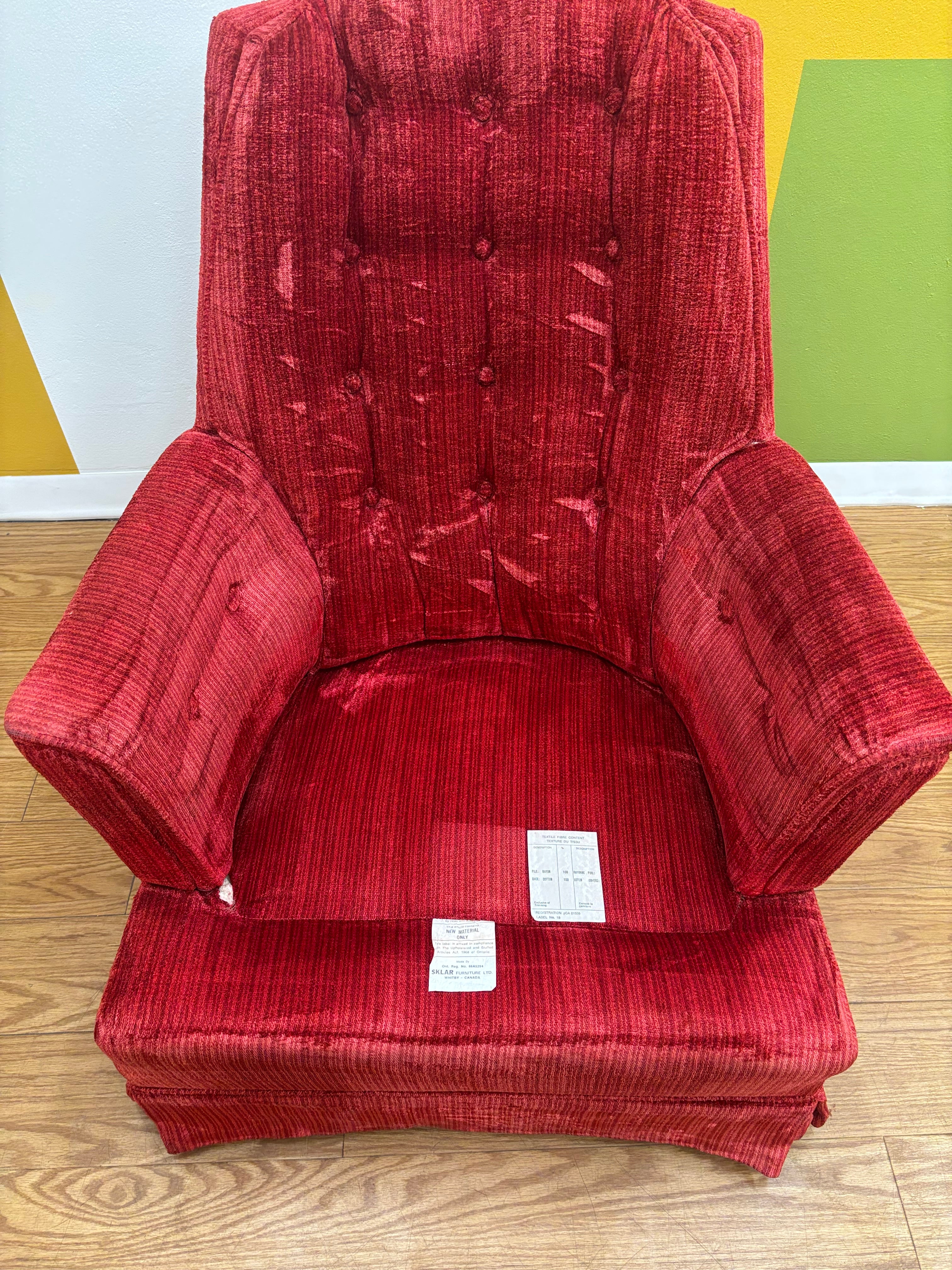 Red Accent Chair