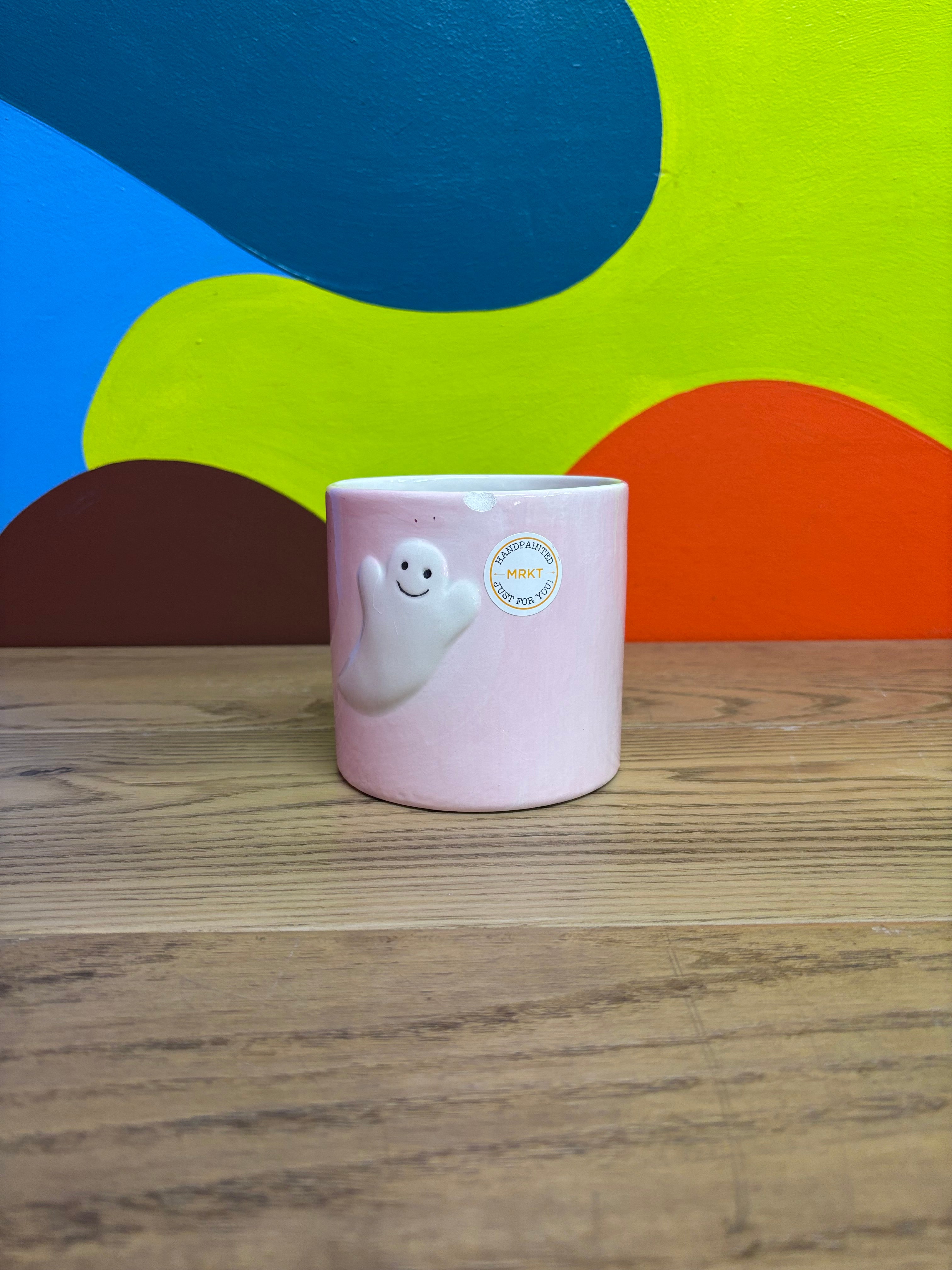 Small Pink Ghost Plant Pot