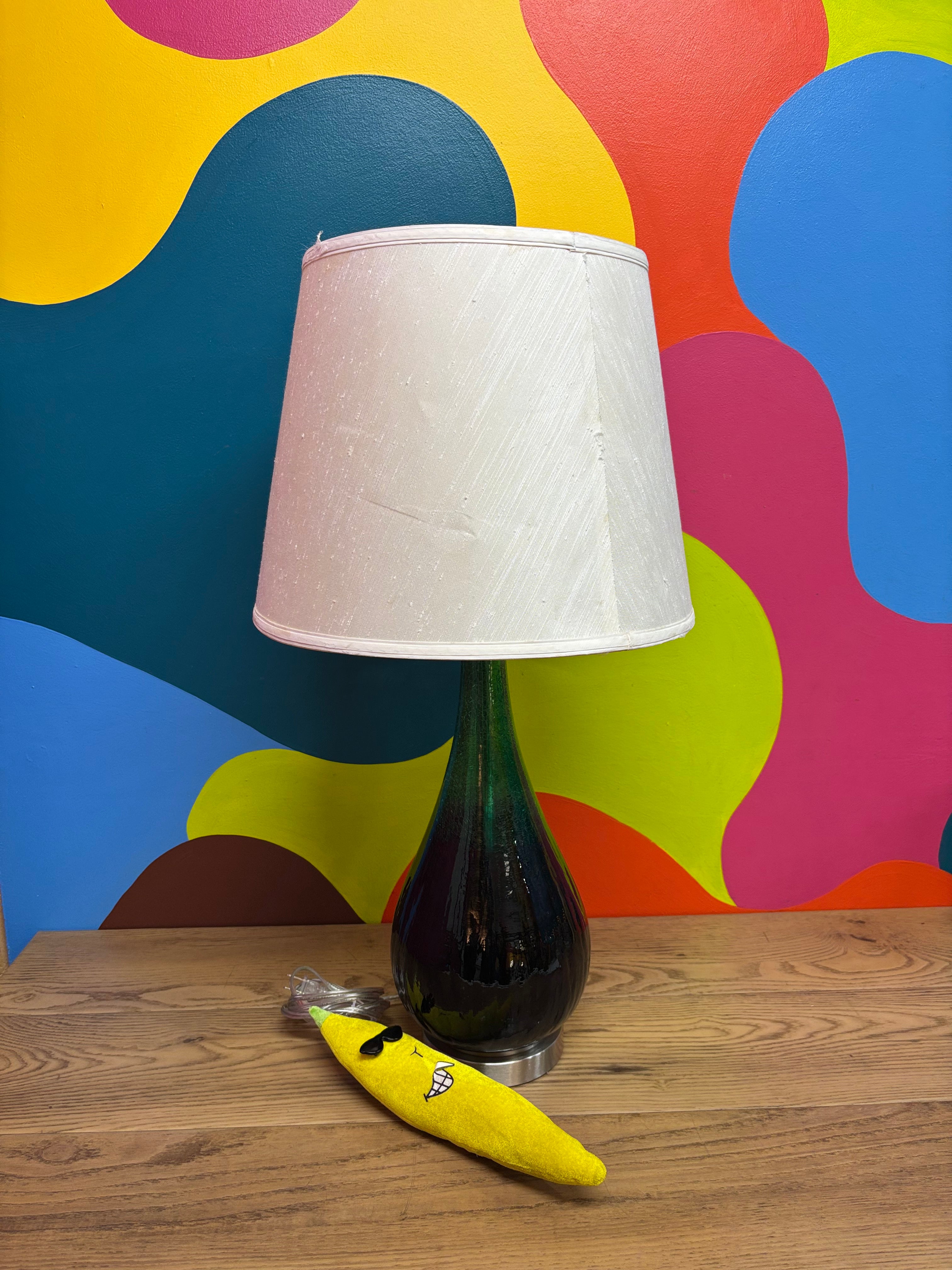 Green Ombre Lamp