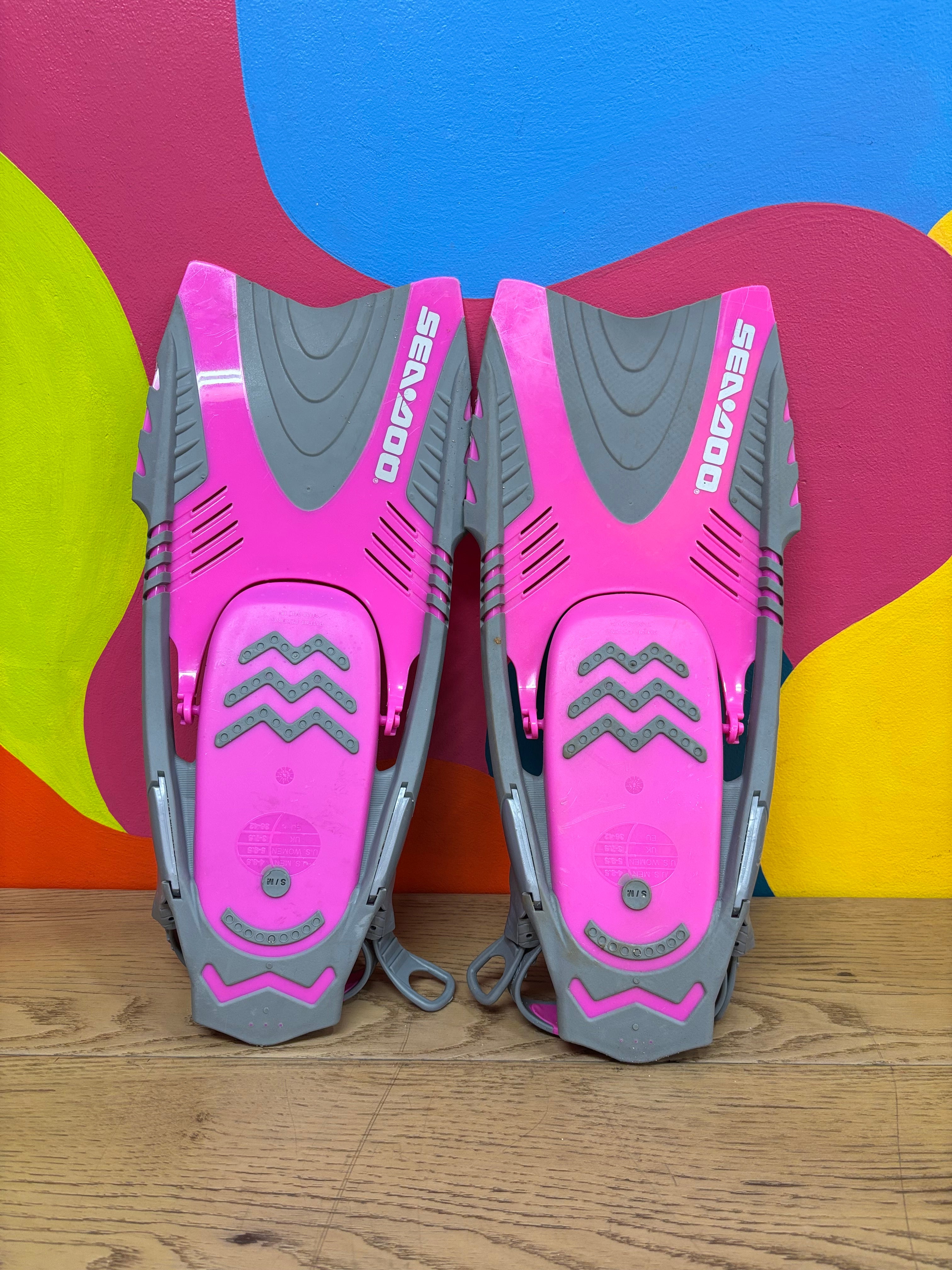 Pink Seadoo Snorkel Set (Women's Size 5-9.5)