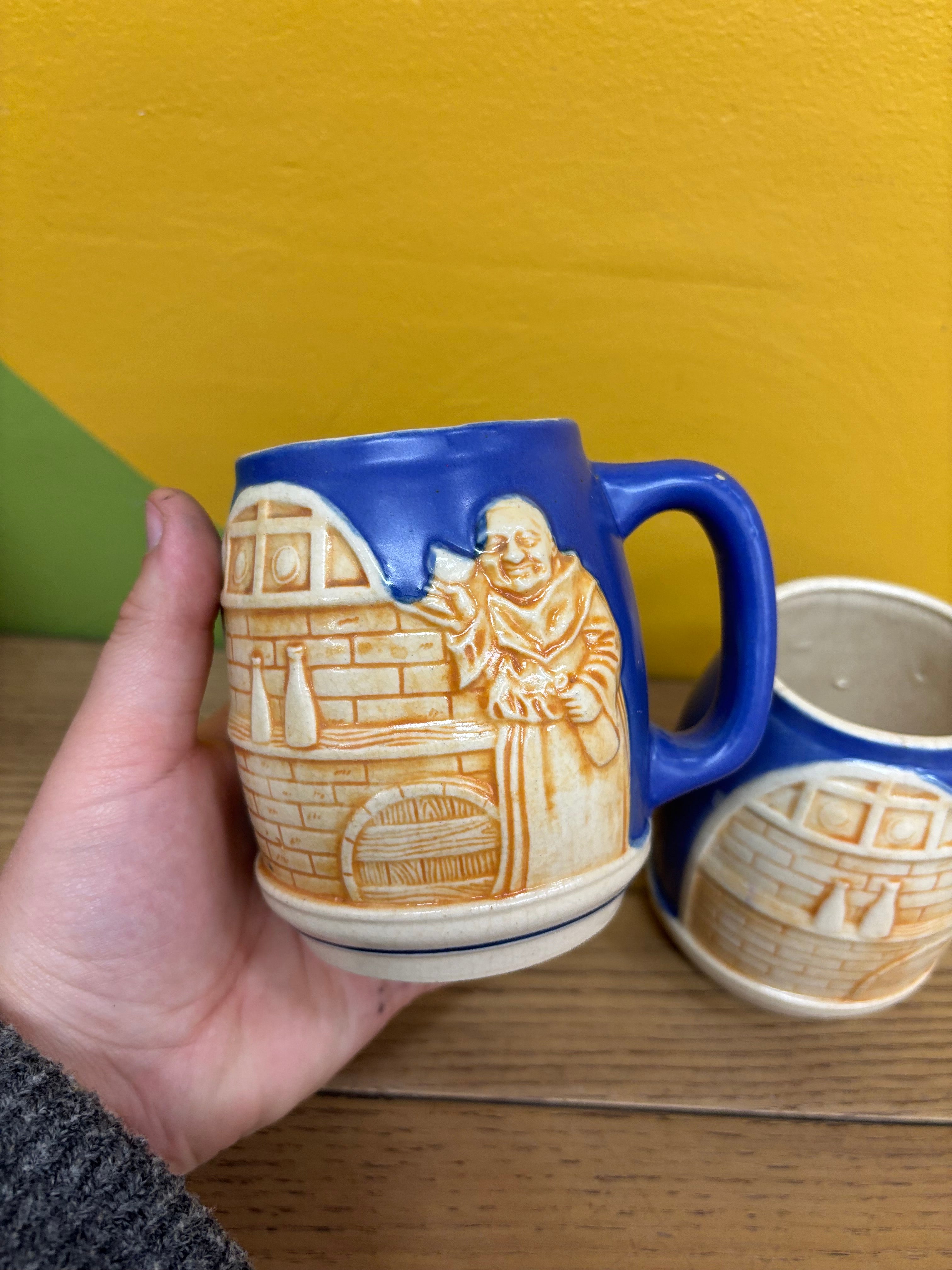 Blue Jug & Mug Set