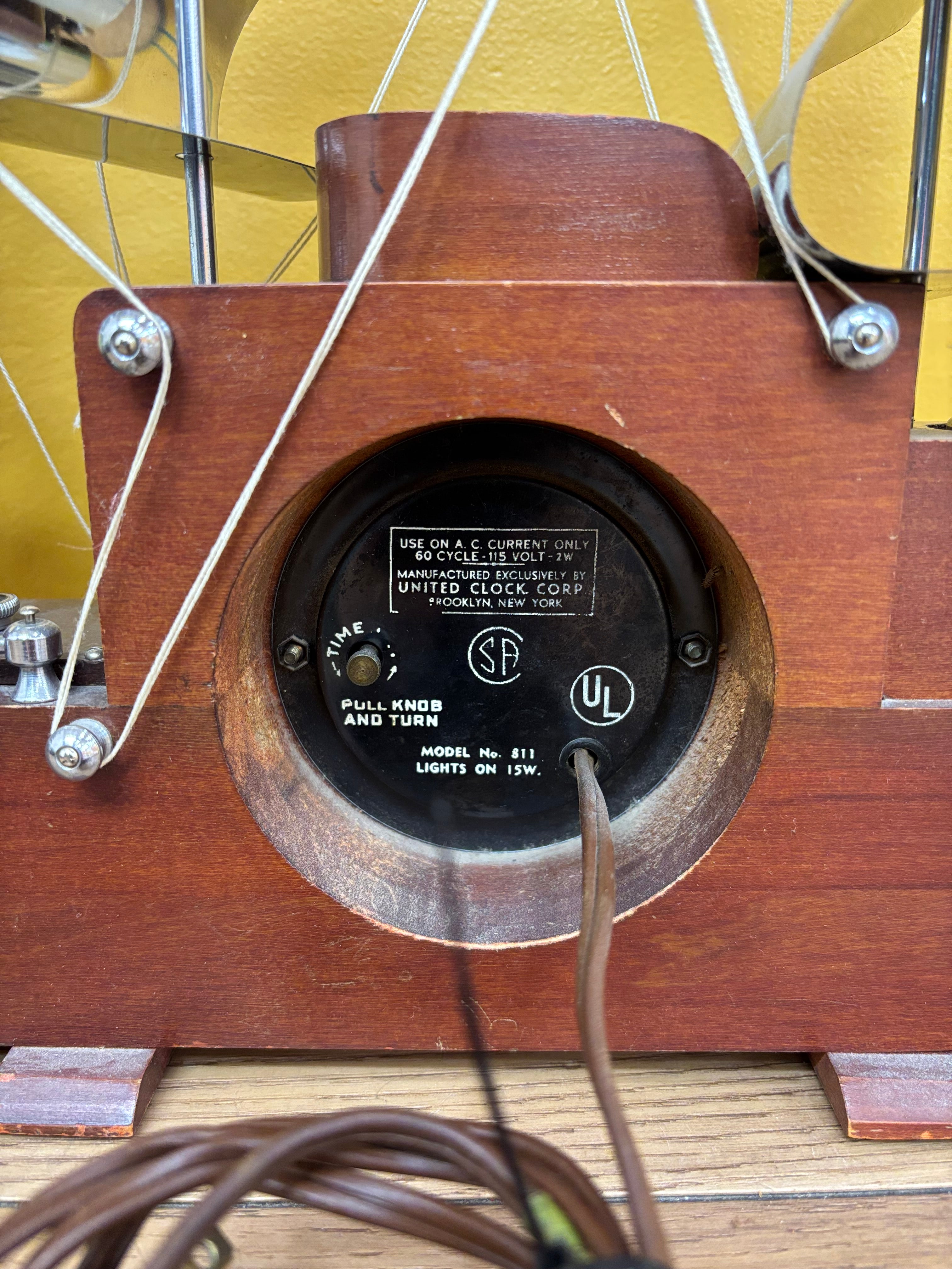 Electric Boat Mantel Clock