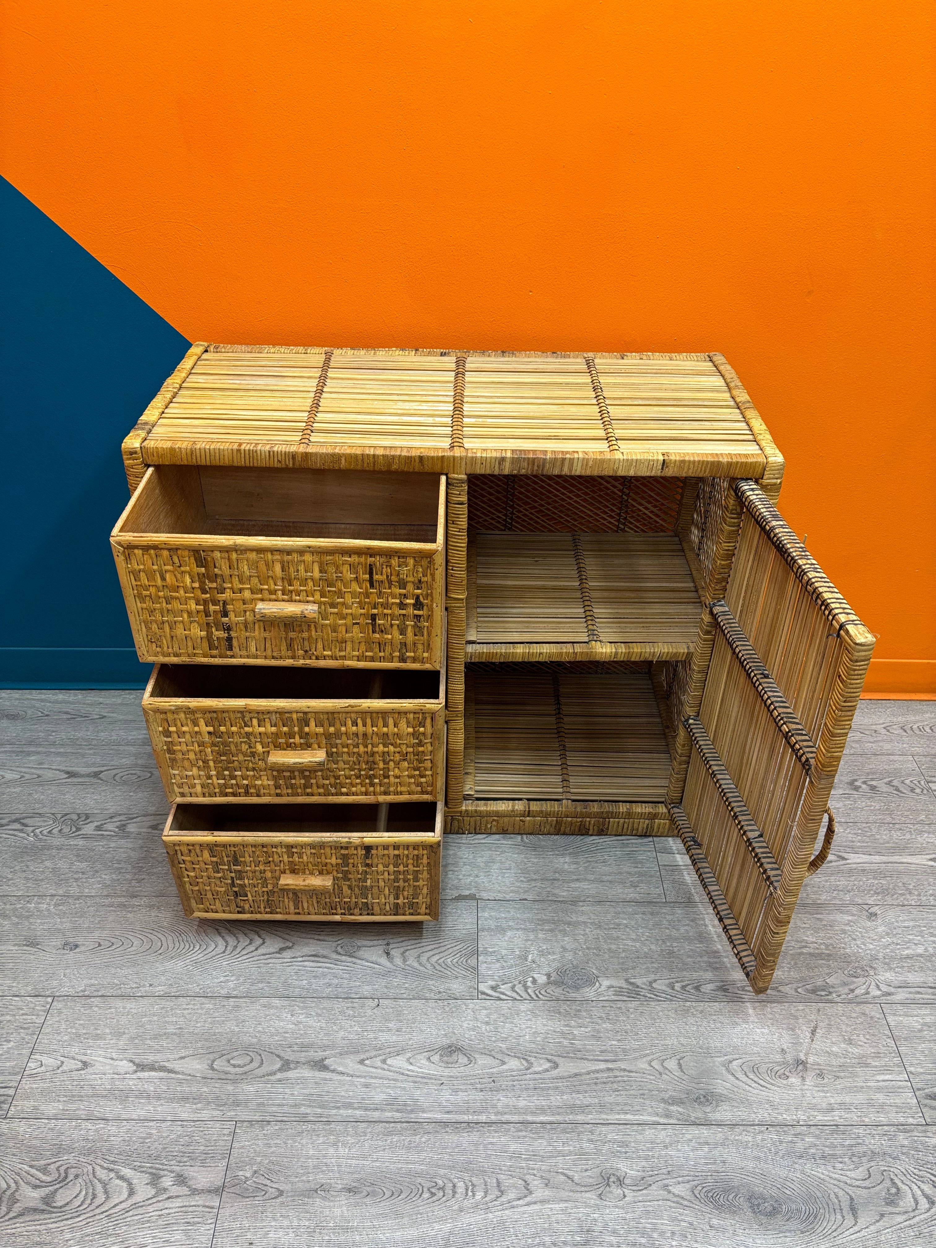 Wicker Dresser
