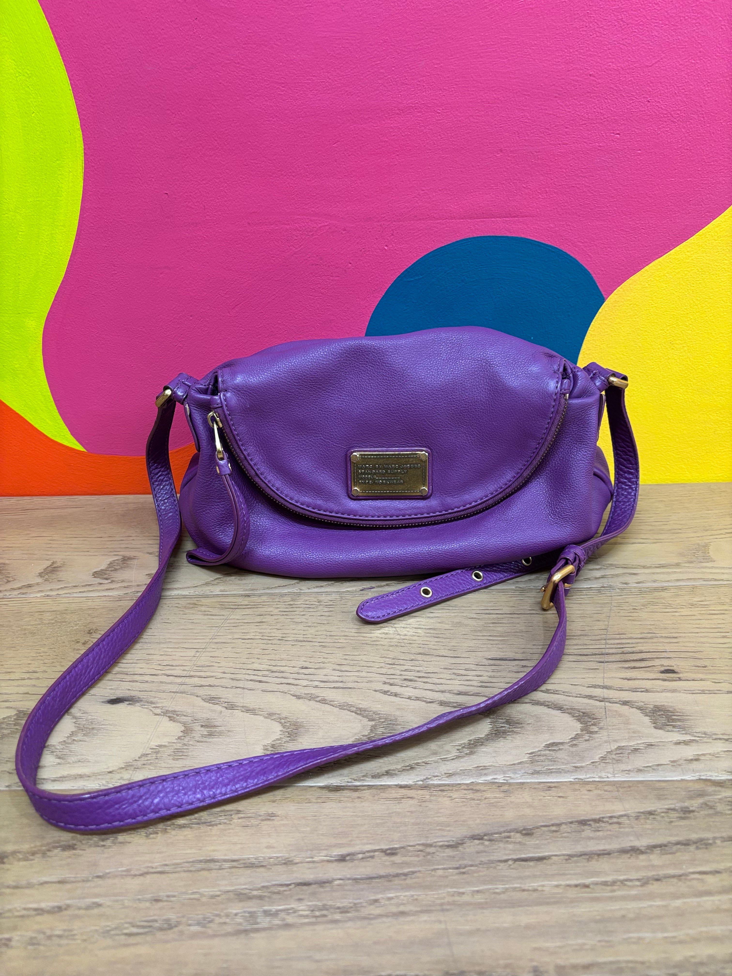 Purple Classic Crossbody Purse