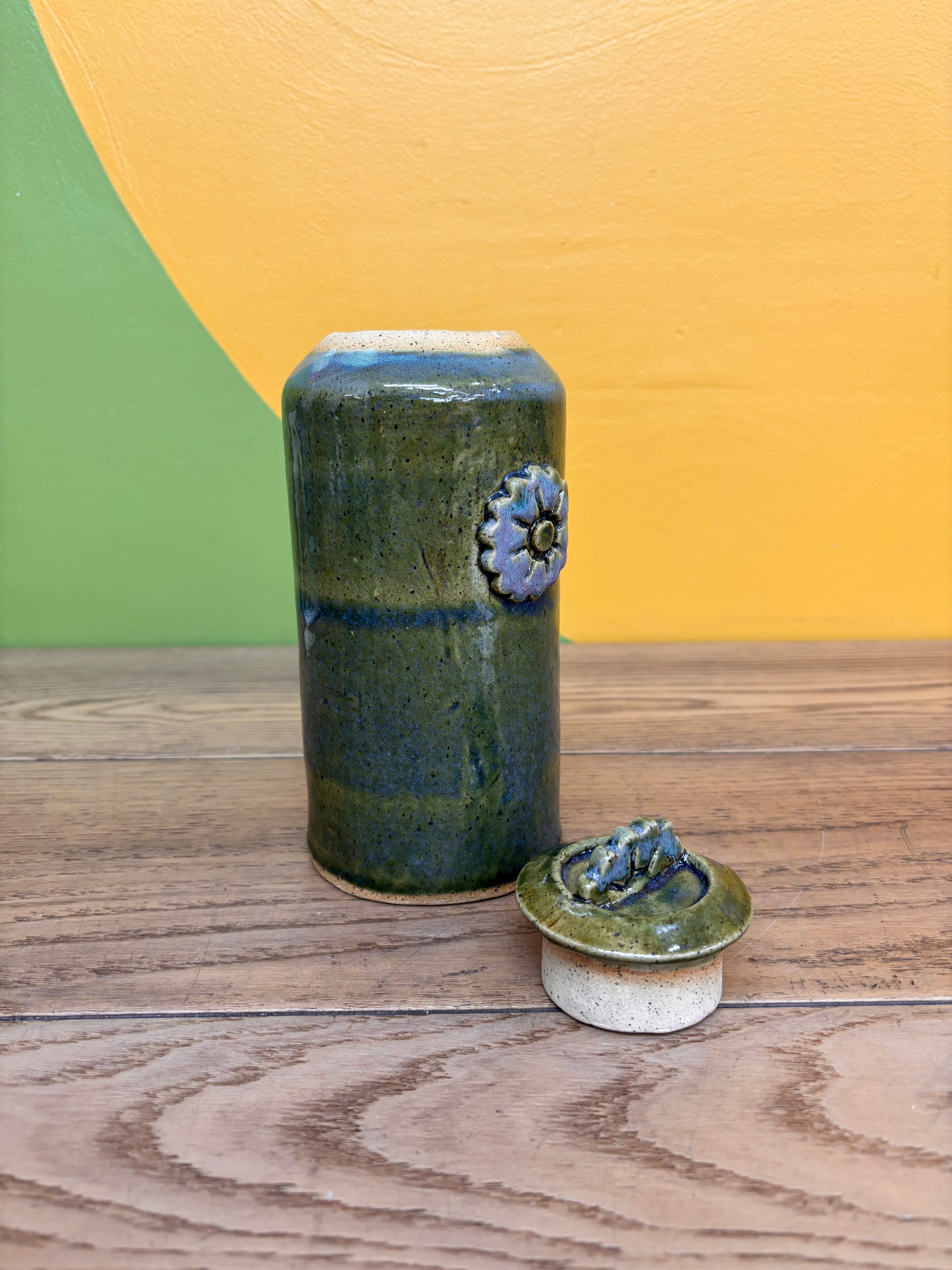 Pottery Jar with Lid