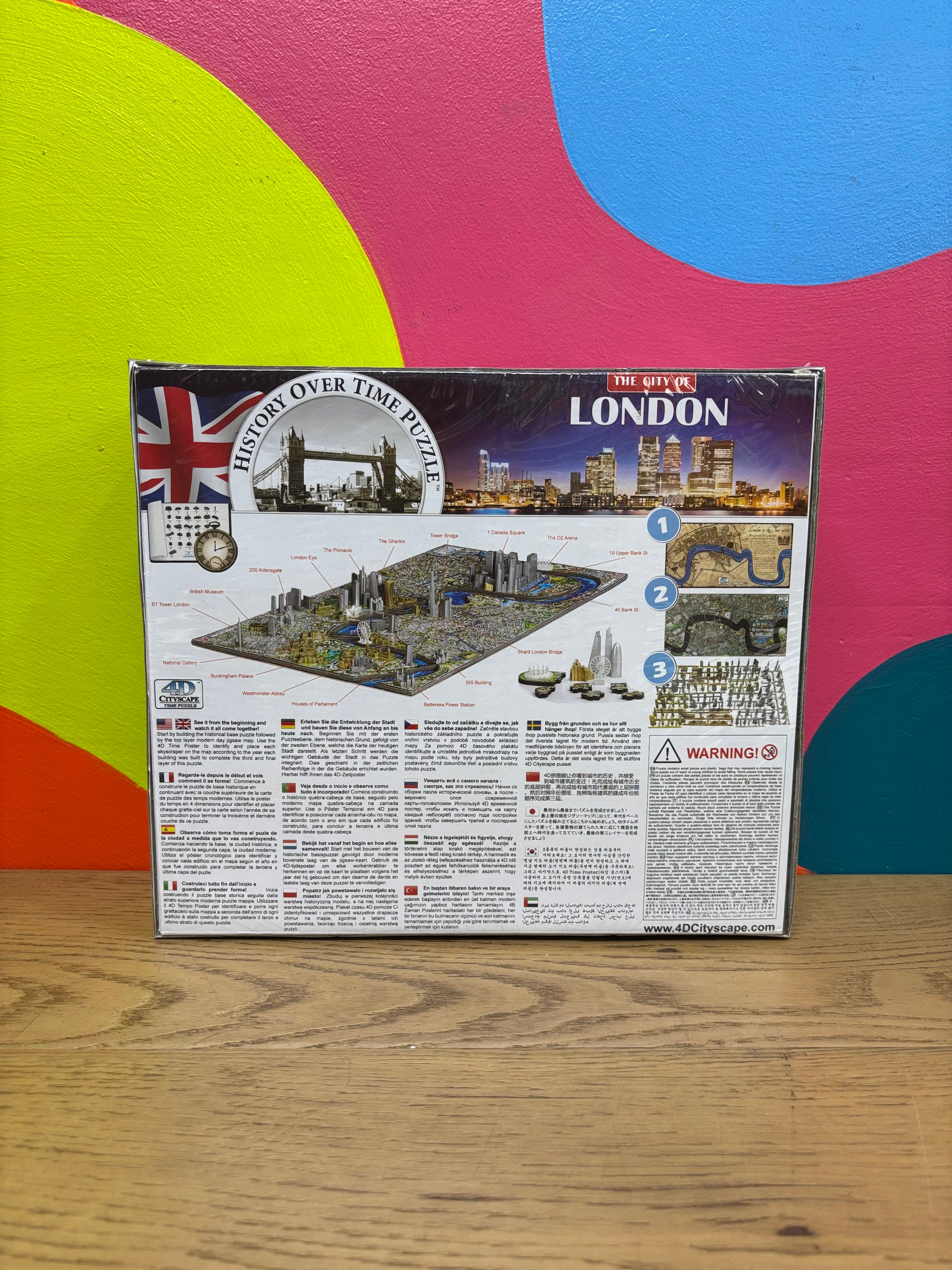 4D Cityscape London History Over Time Puzzle (Sealed)