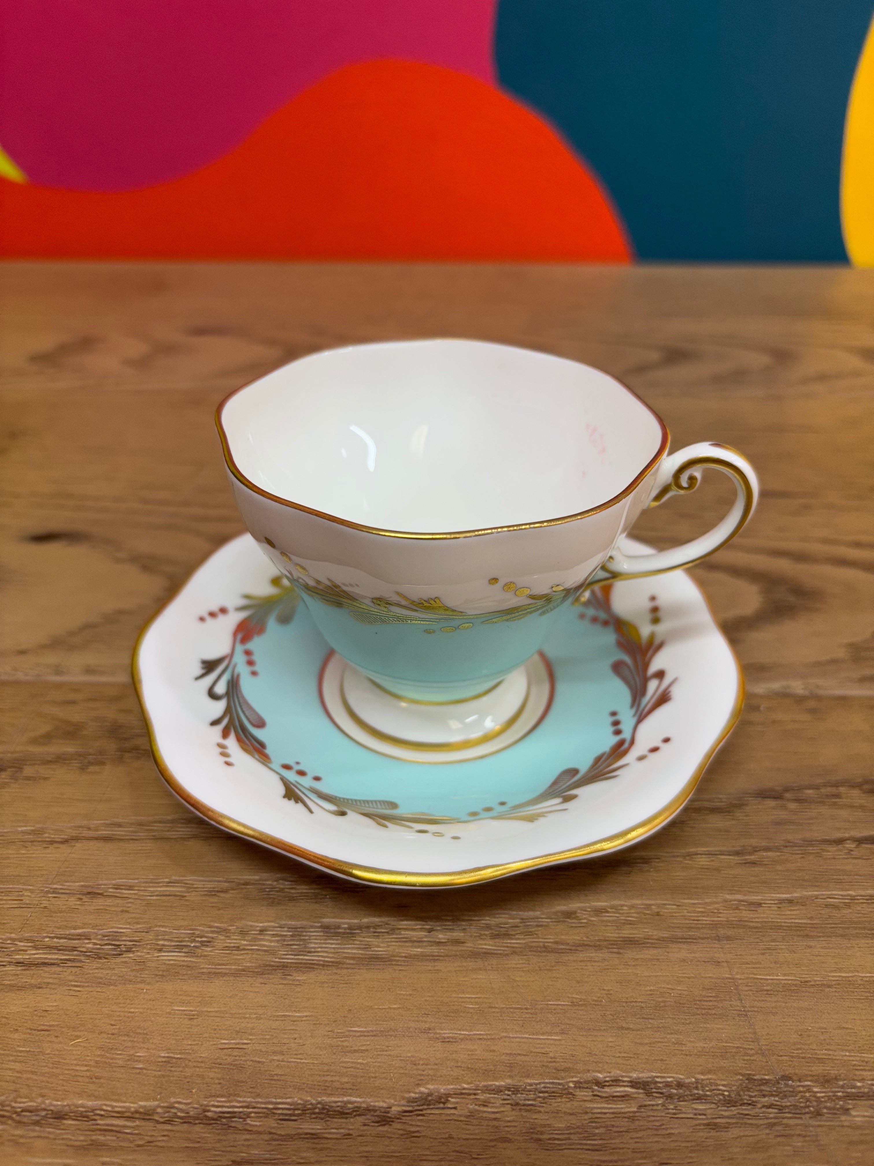 Foley Bone China Teacup and Saucer