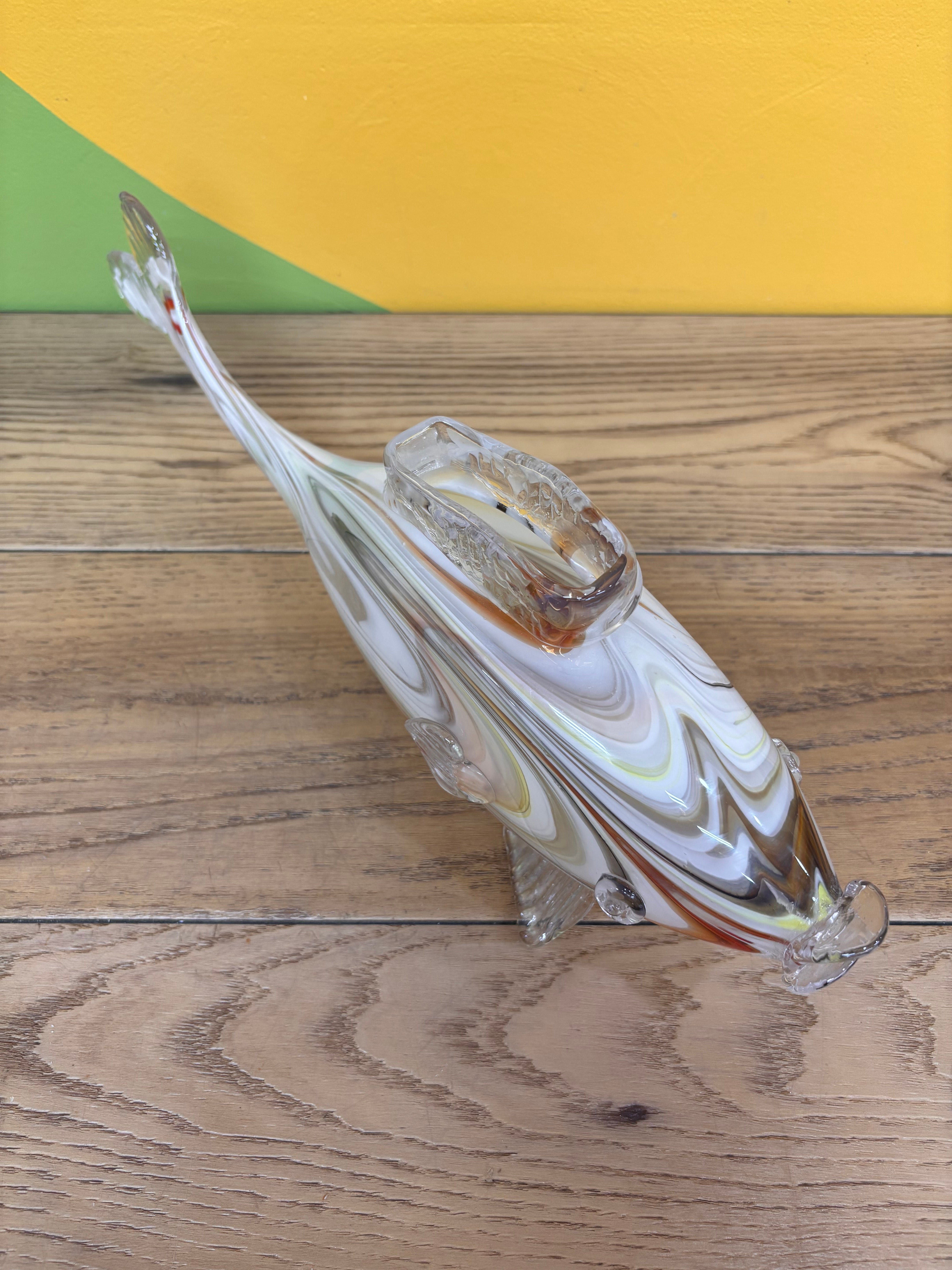 Glass Fish Vase