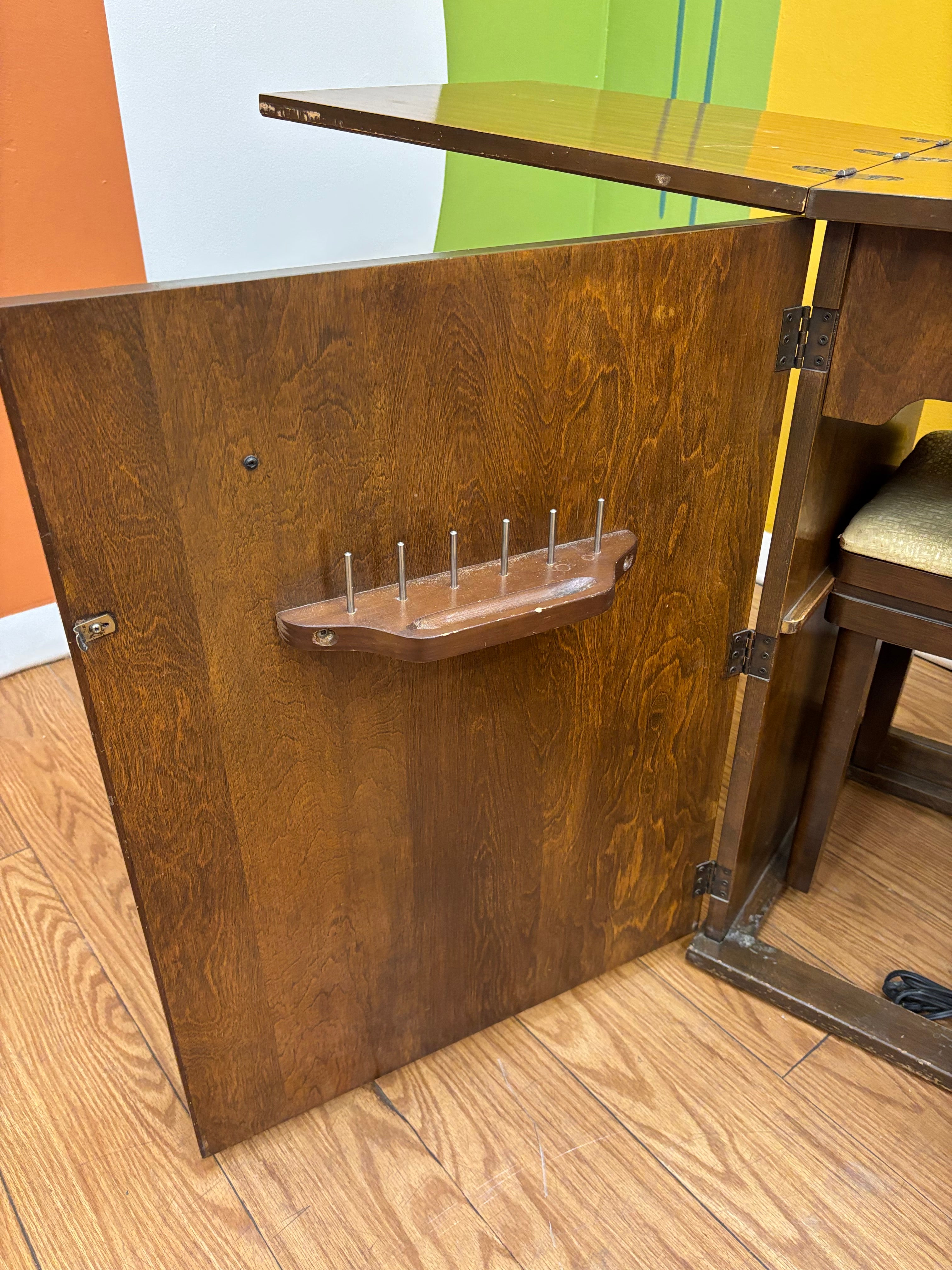 Domestic Imperial Automatic Sewing Machine Cabinet