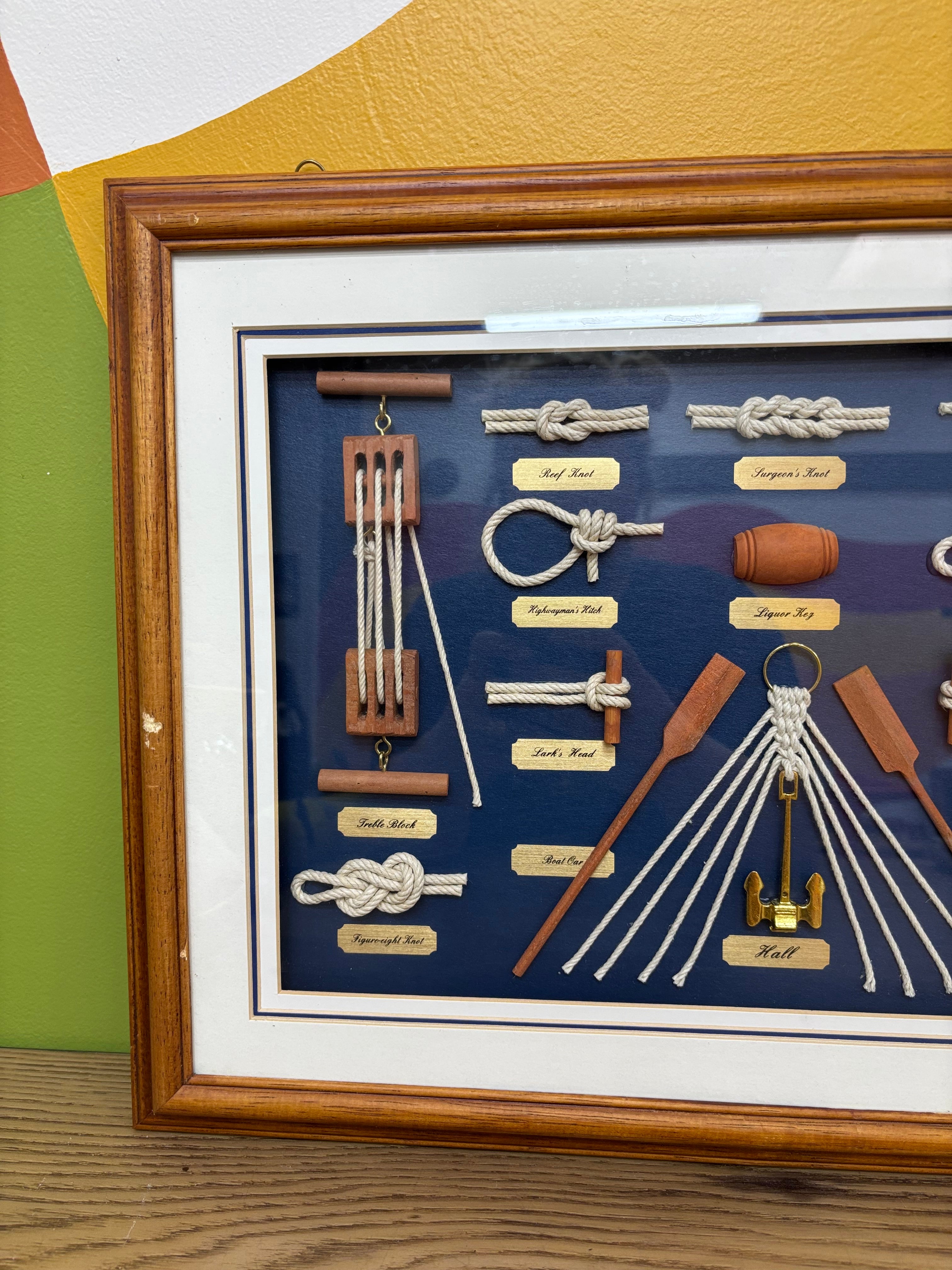 Framed Nautical Knot Art