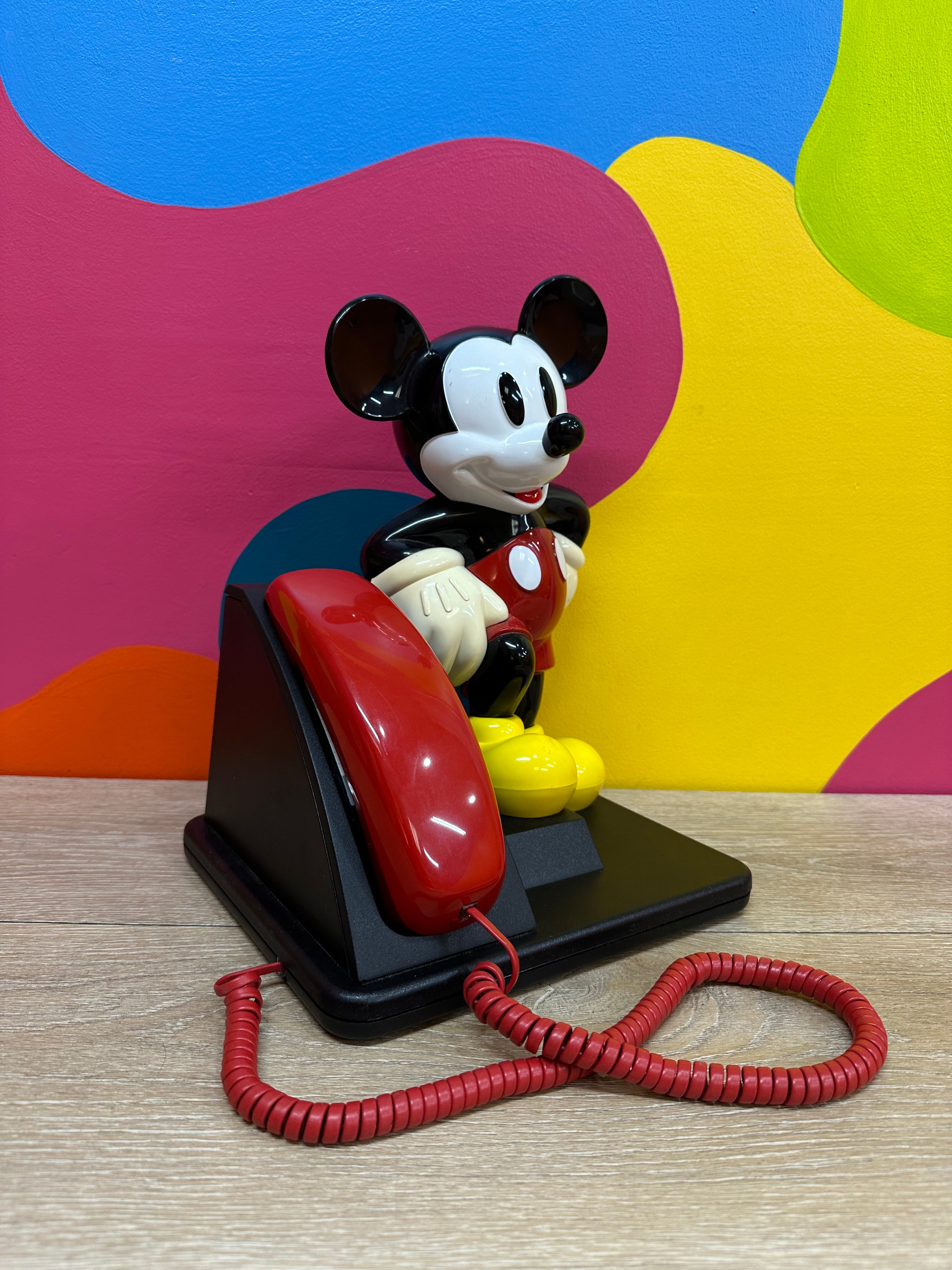 Mickey Mouse A&T Push Button Telephone