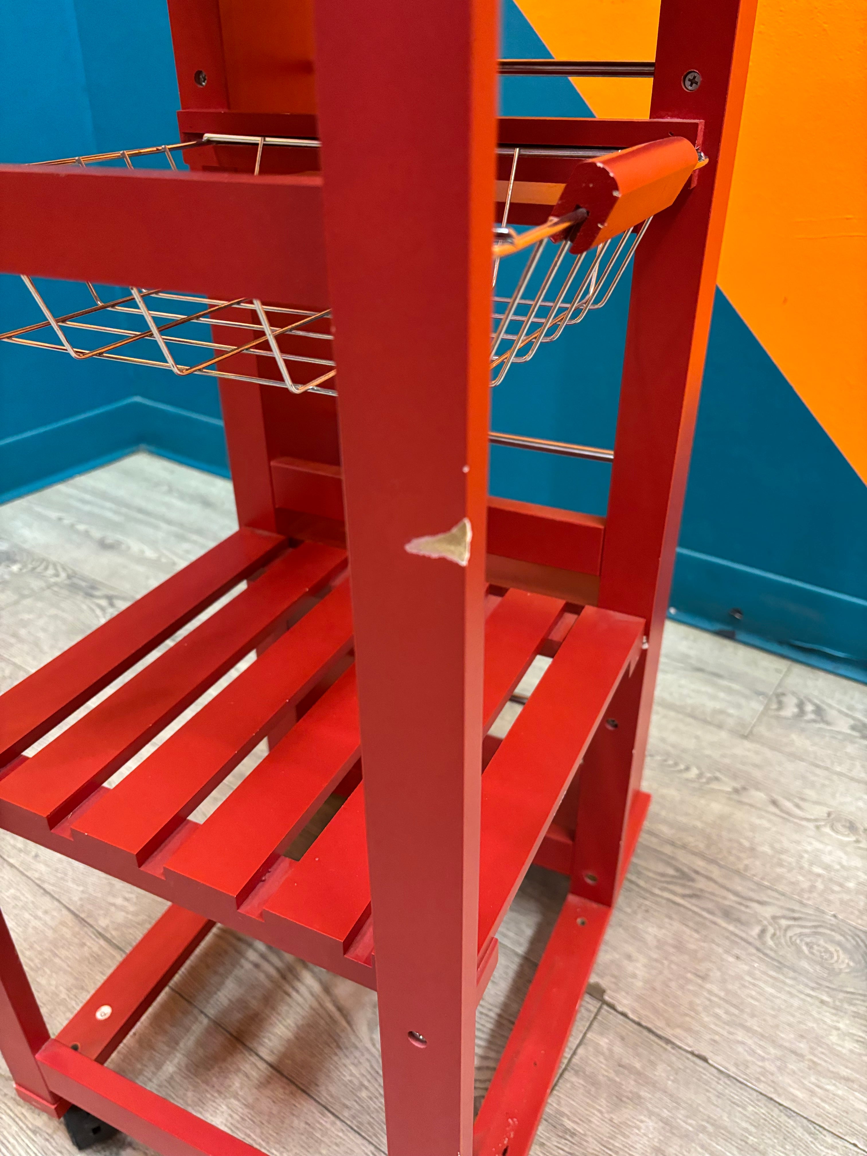 Small Wood Kitchen Cart