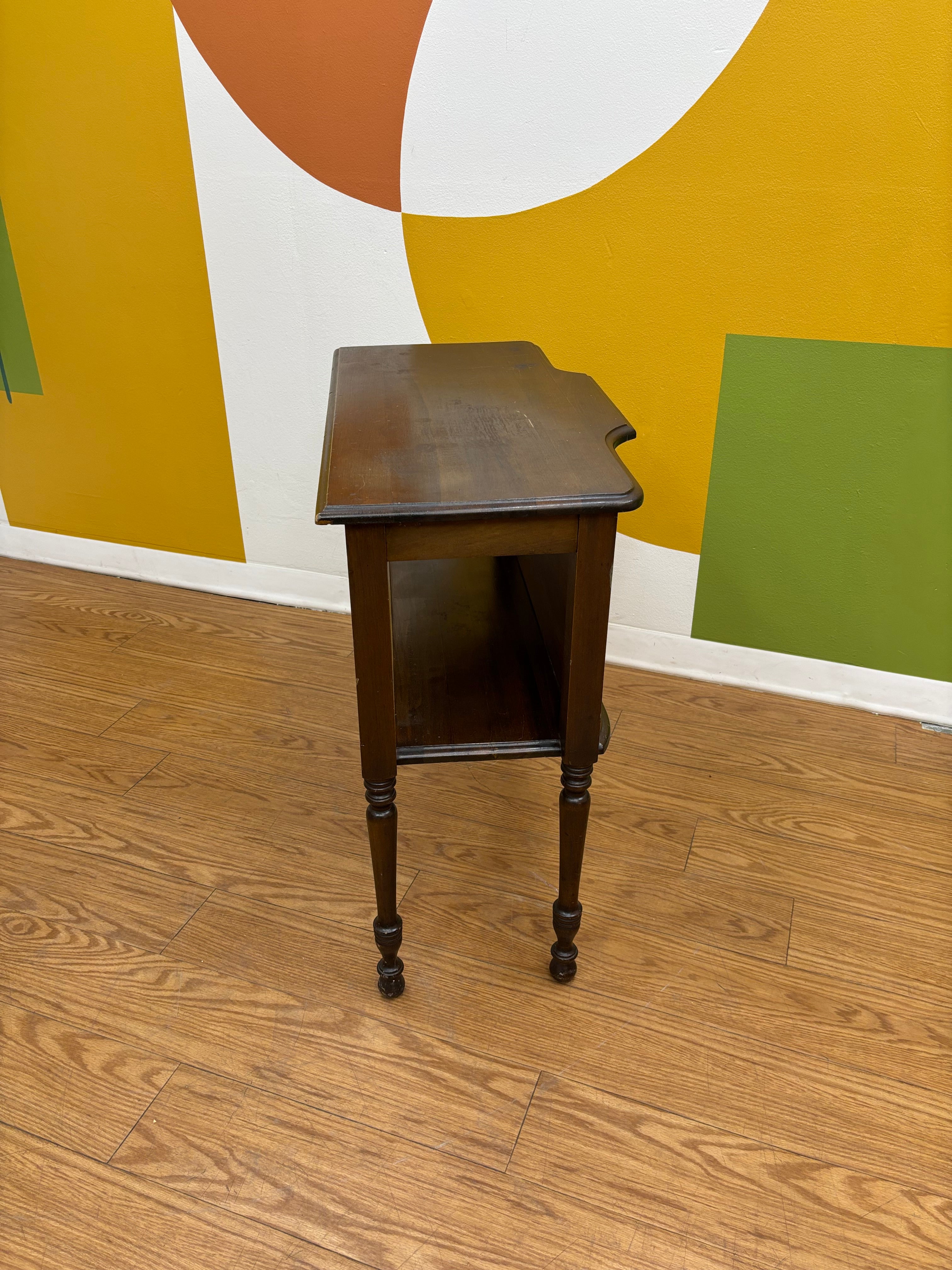 Wood Side Table