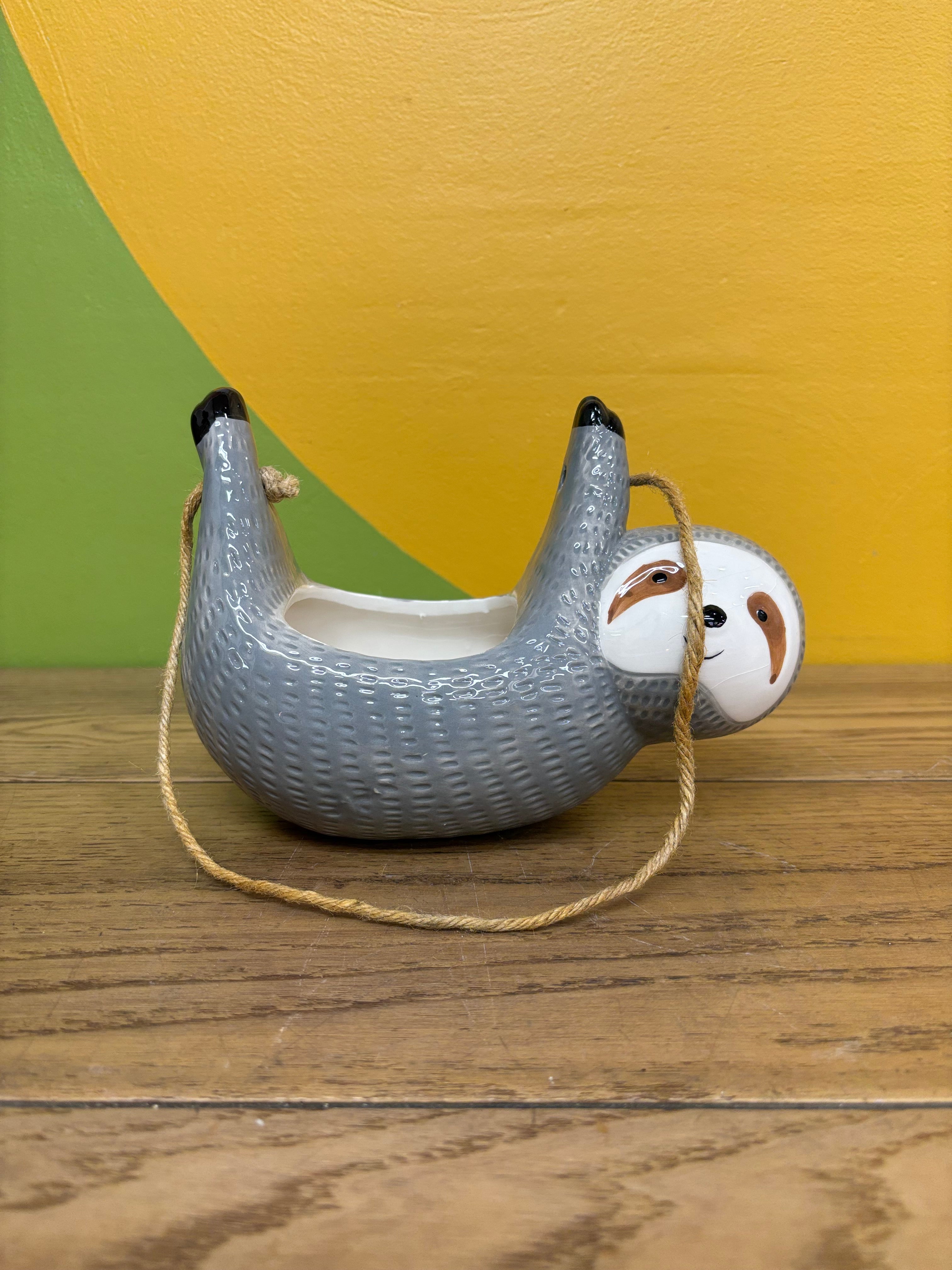 Sloth Hanging Planter