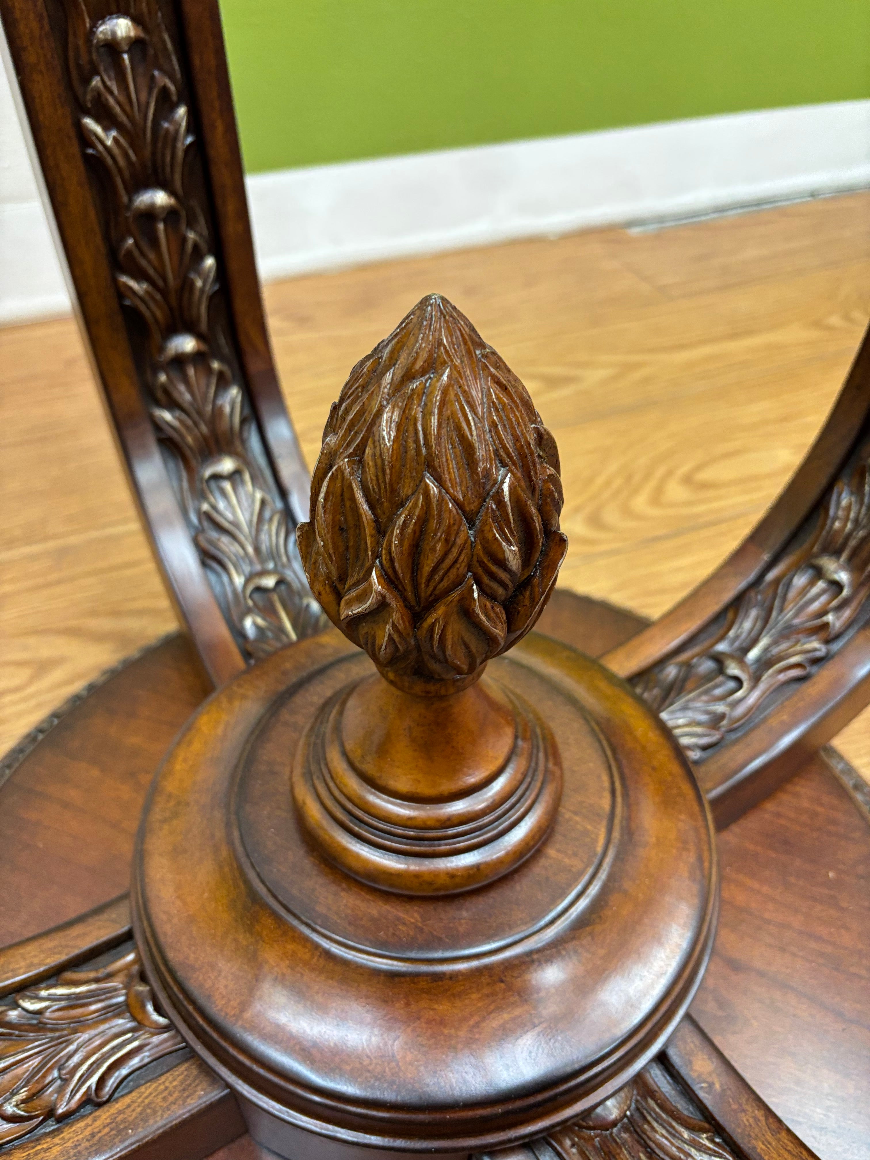 Wood & Glass Side Table