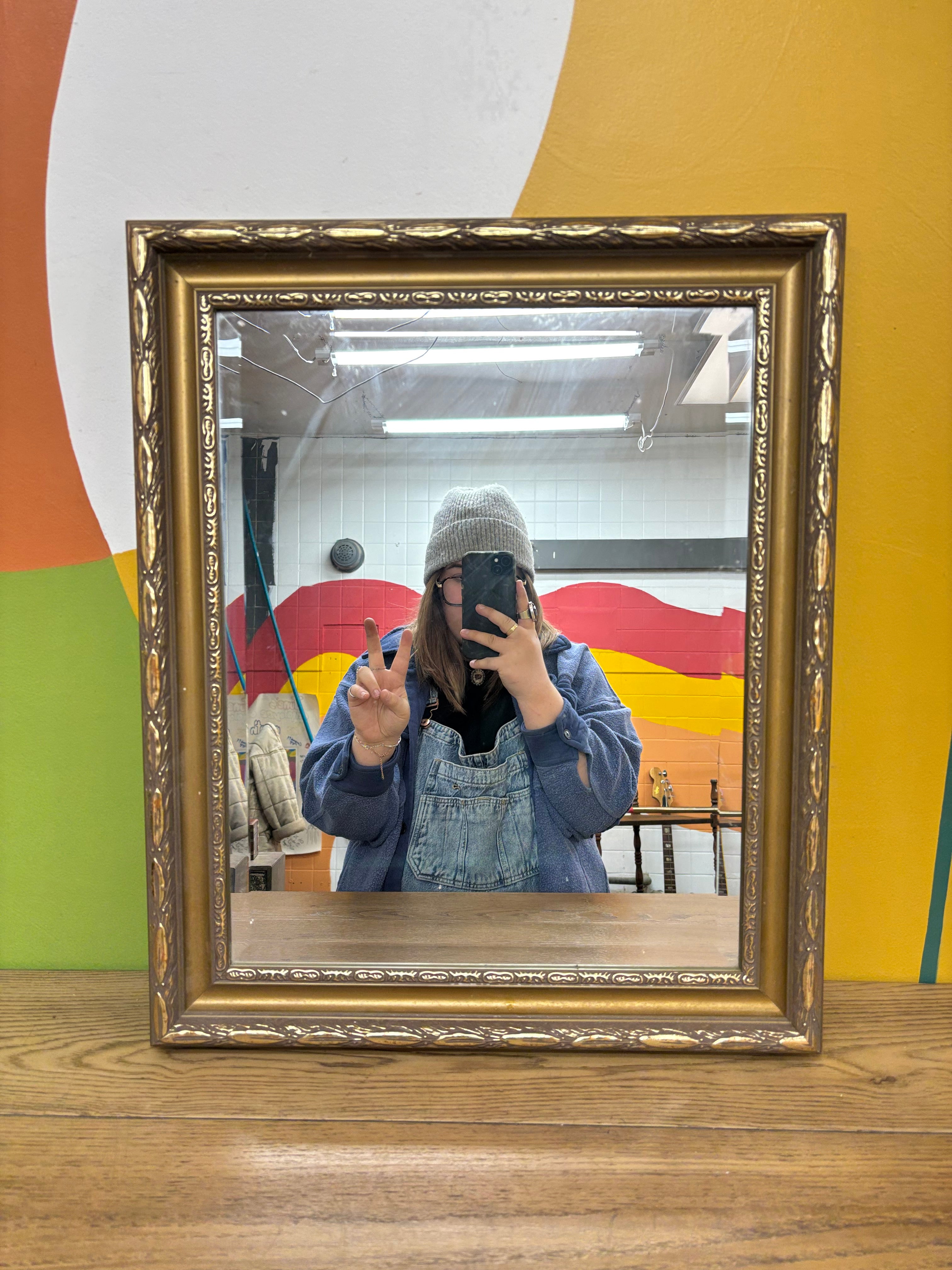 Gold Frame Mirror