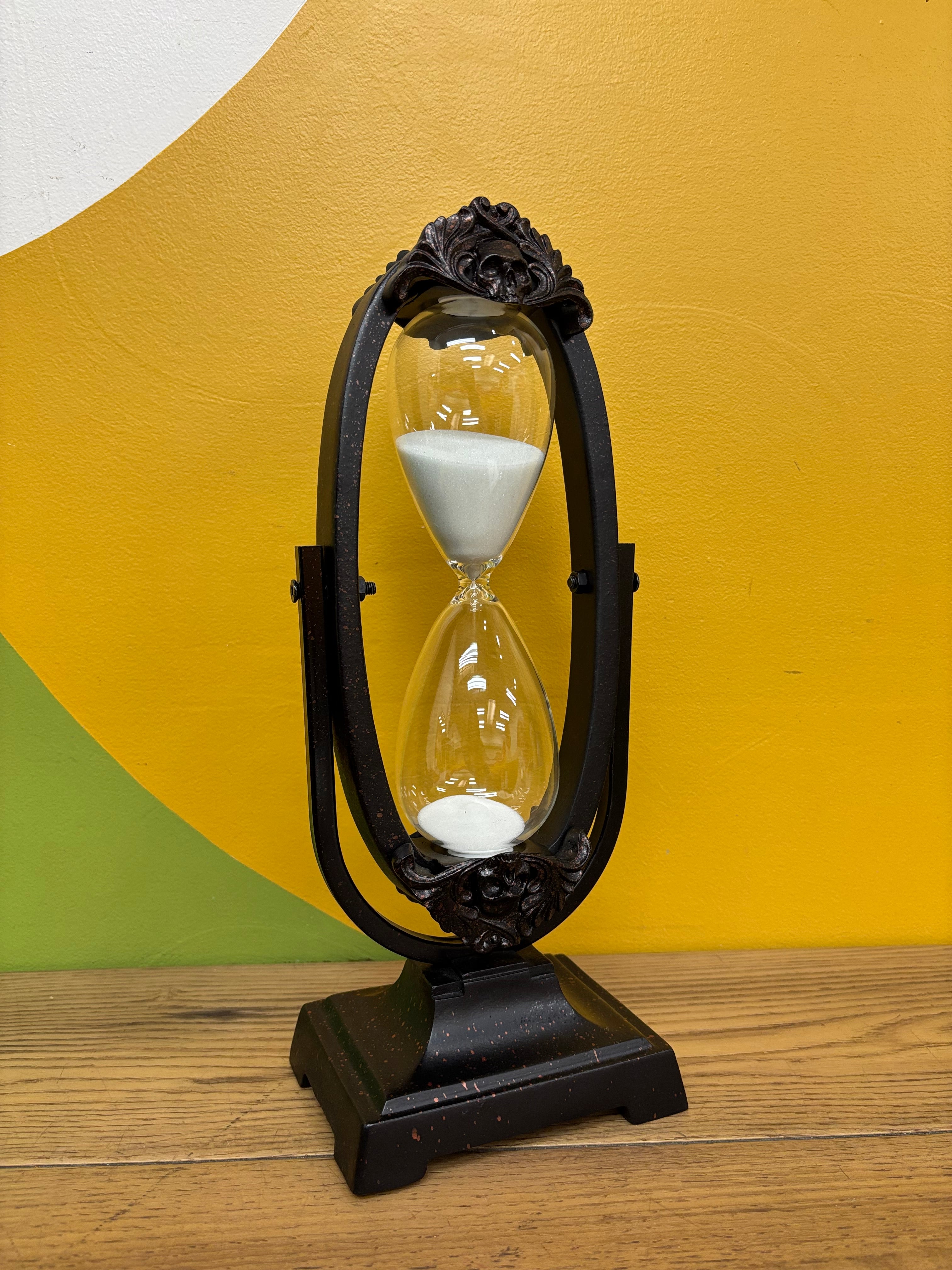 Rotating Hourglass Decor