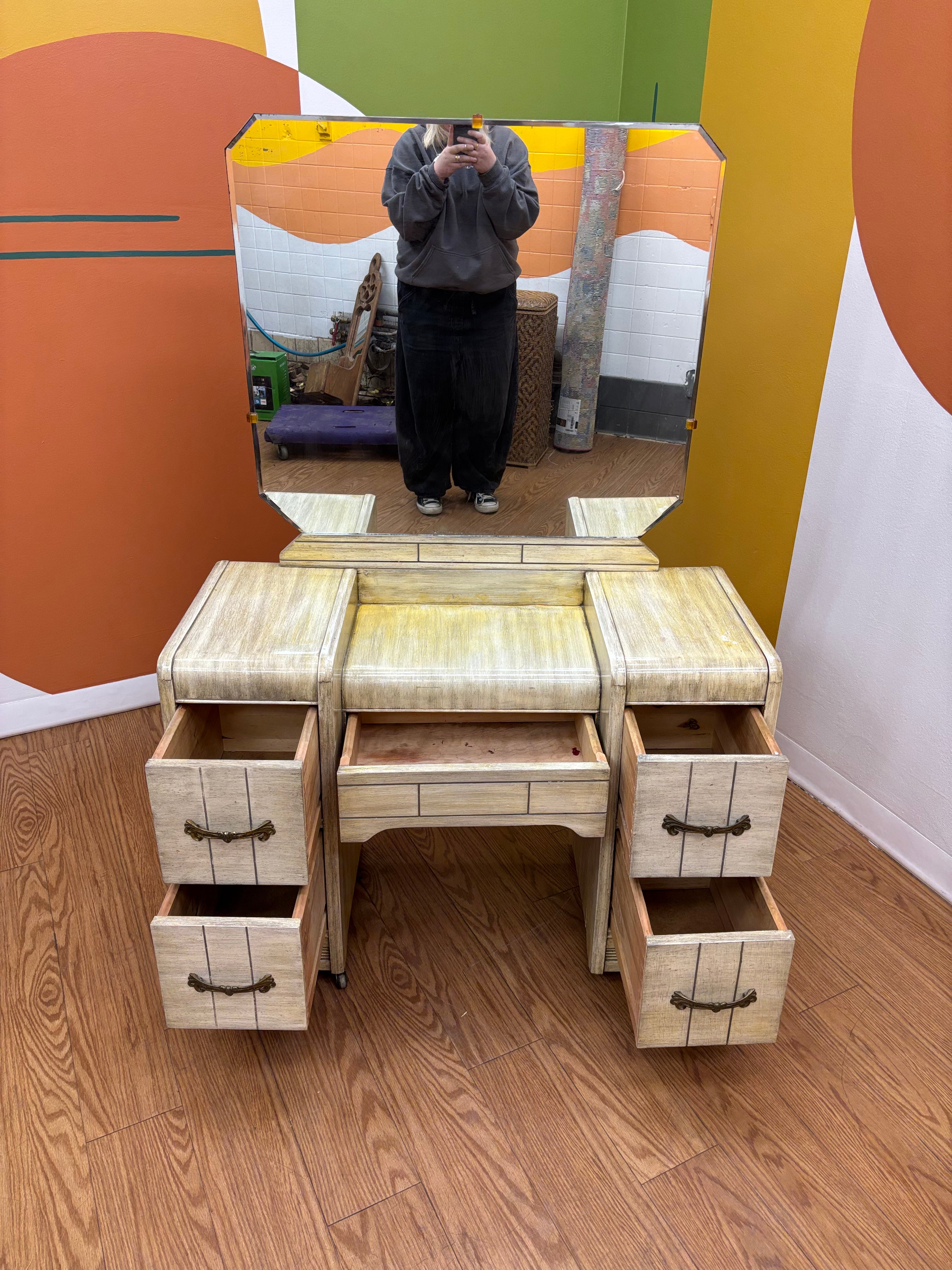 Wood Vanity
