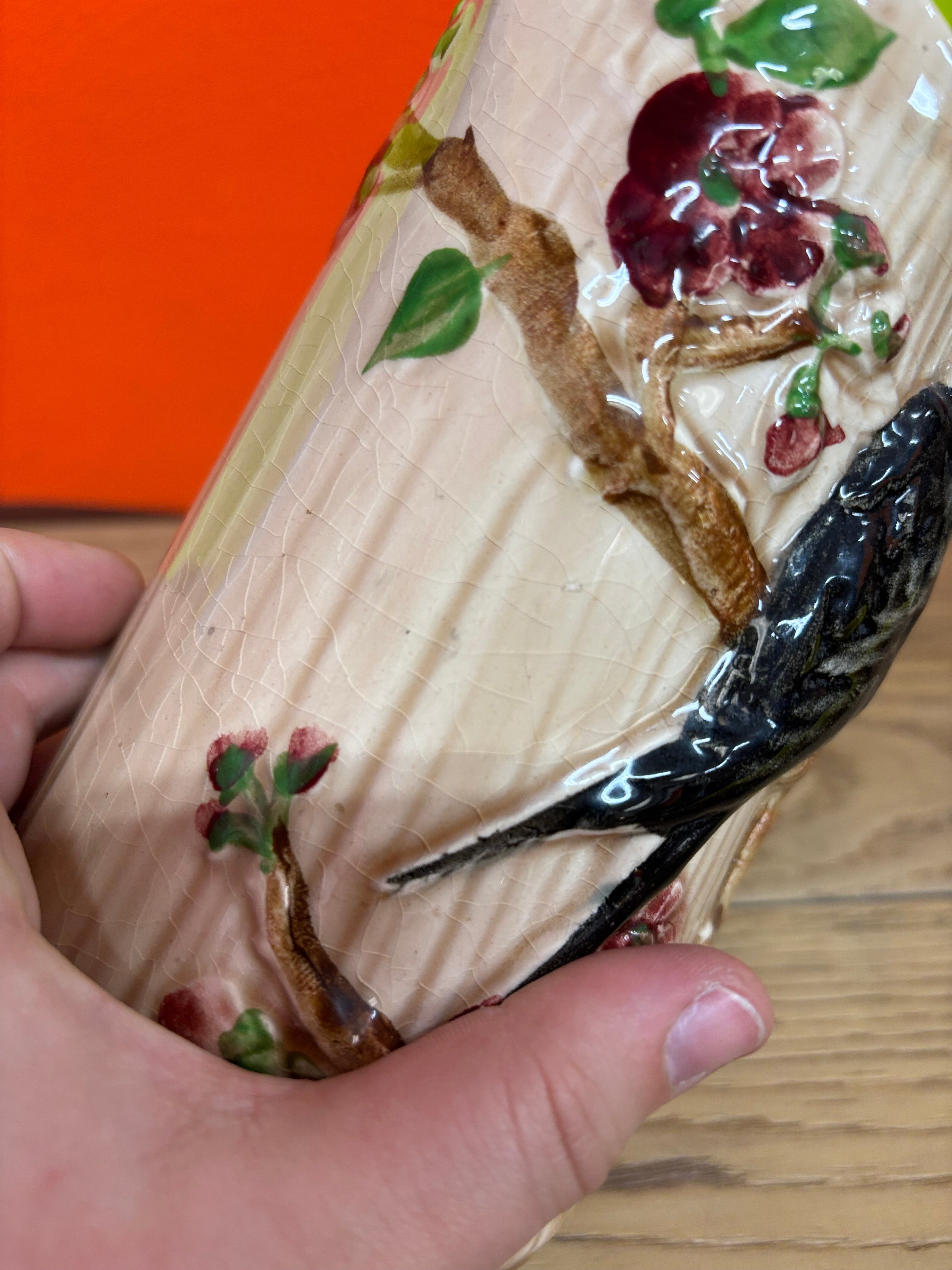 Majolica Pitcher by Choisy le Roi