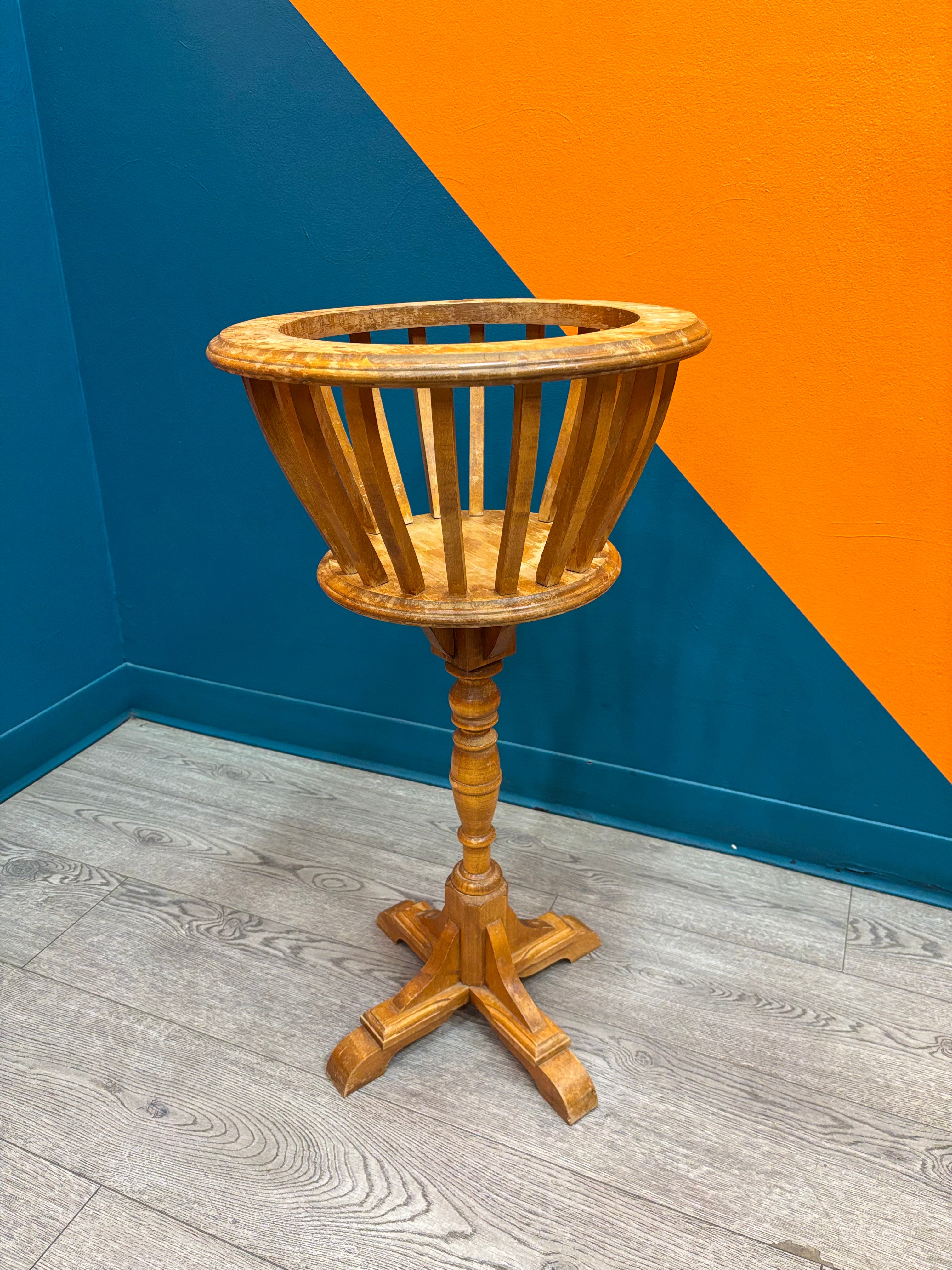 Wood Plant Stand