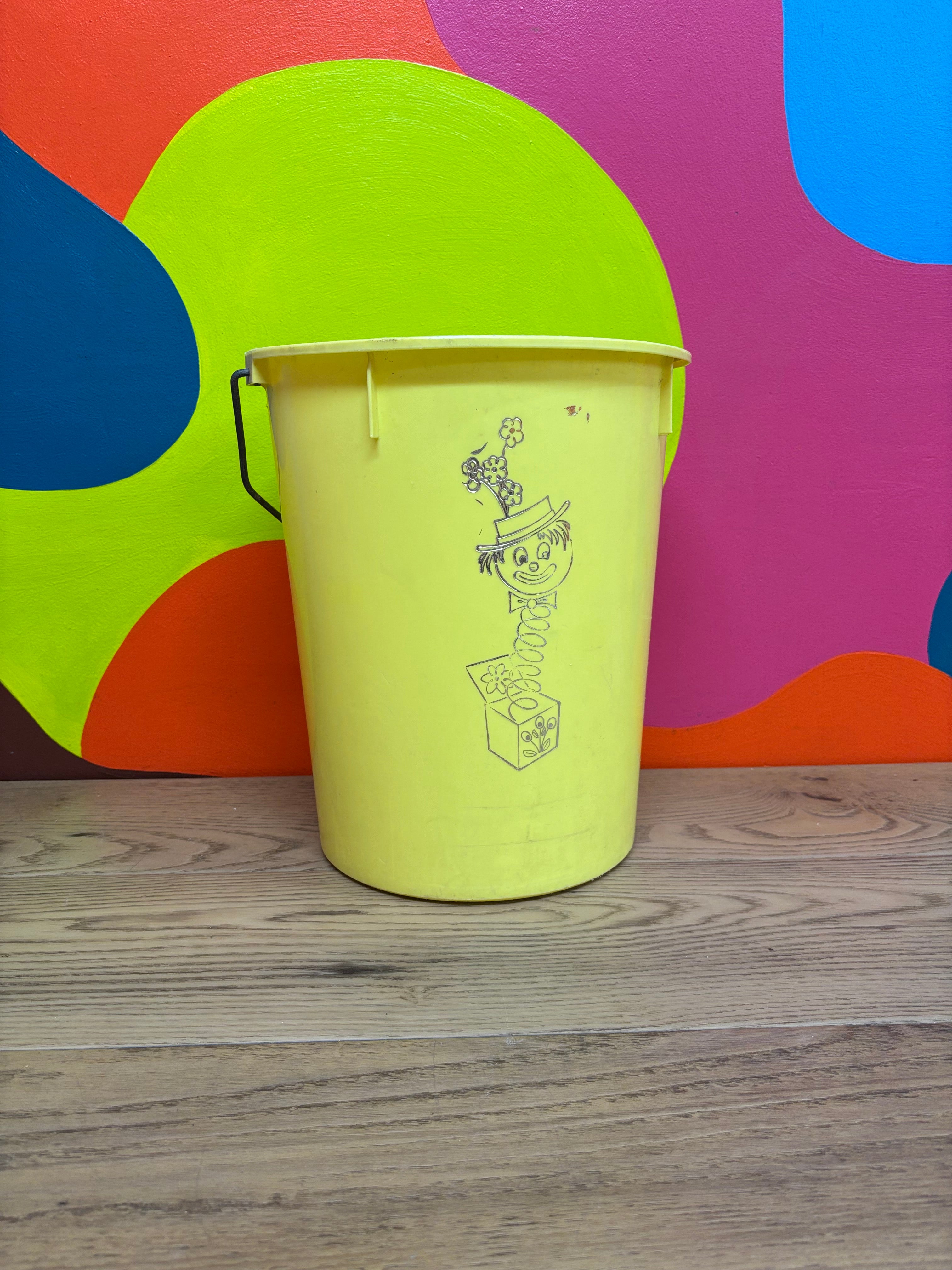 Yellow Jack in The Box Garbage Can