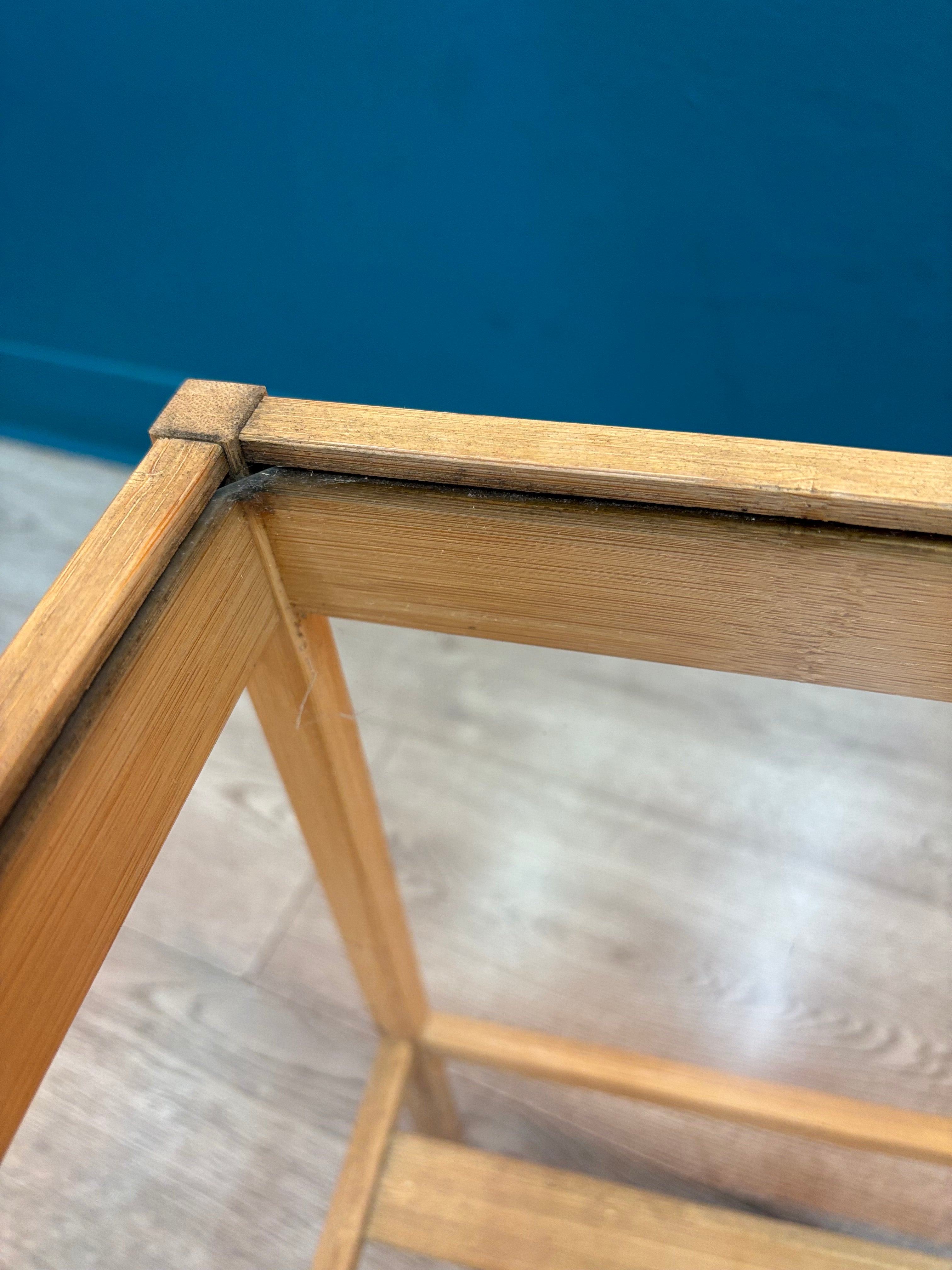 Wood & Glass Nightstand