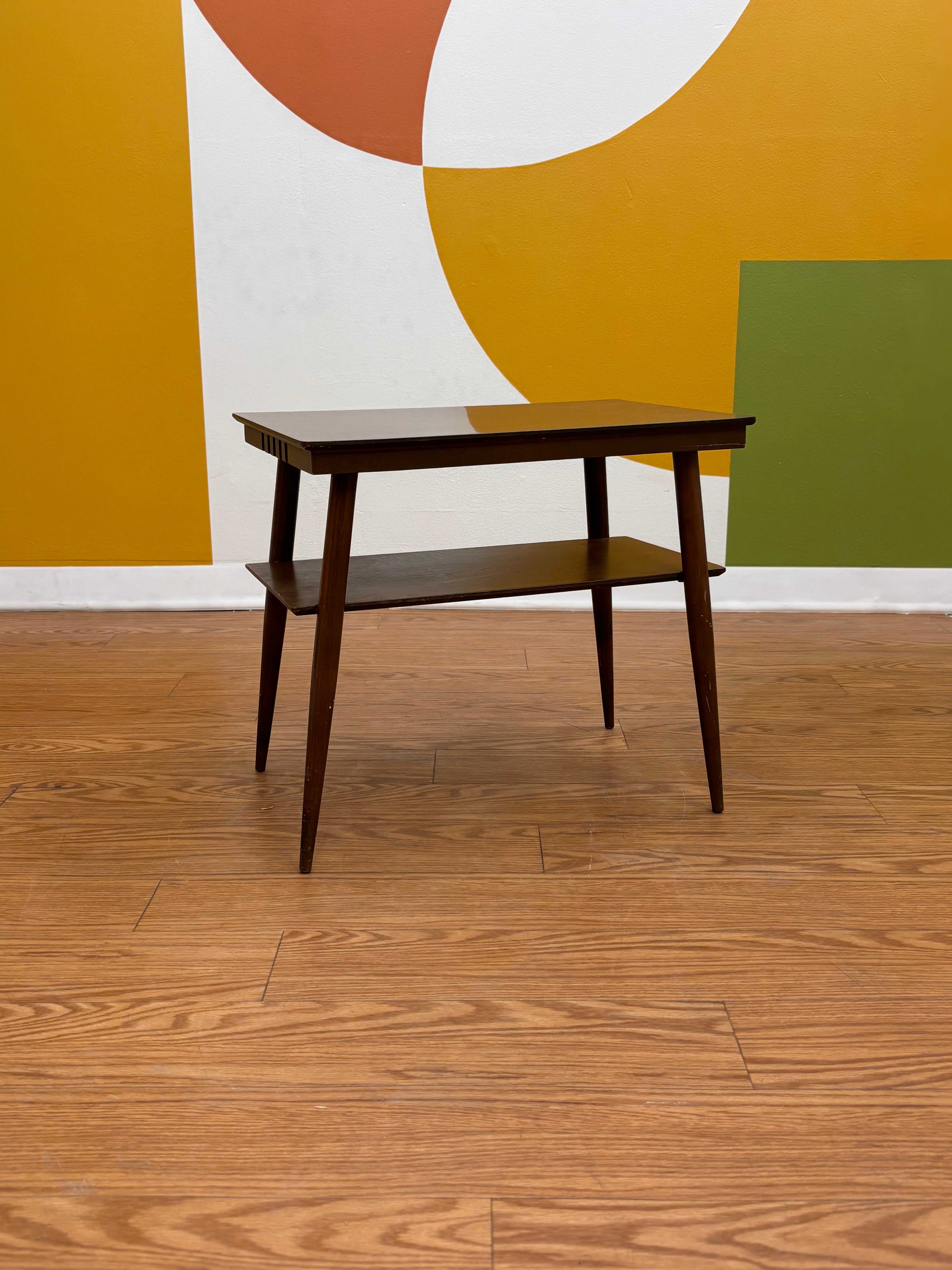 Wood Side Table