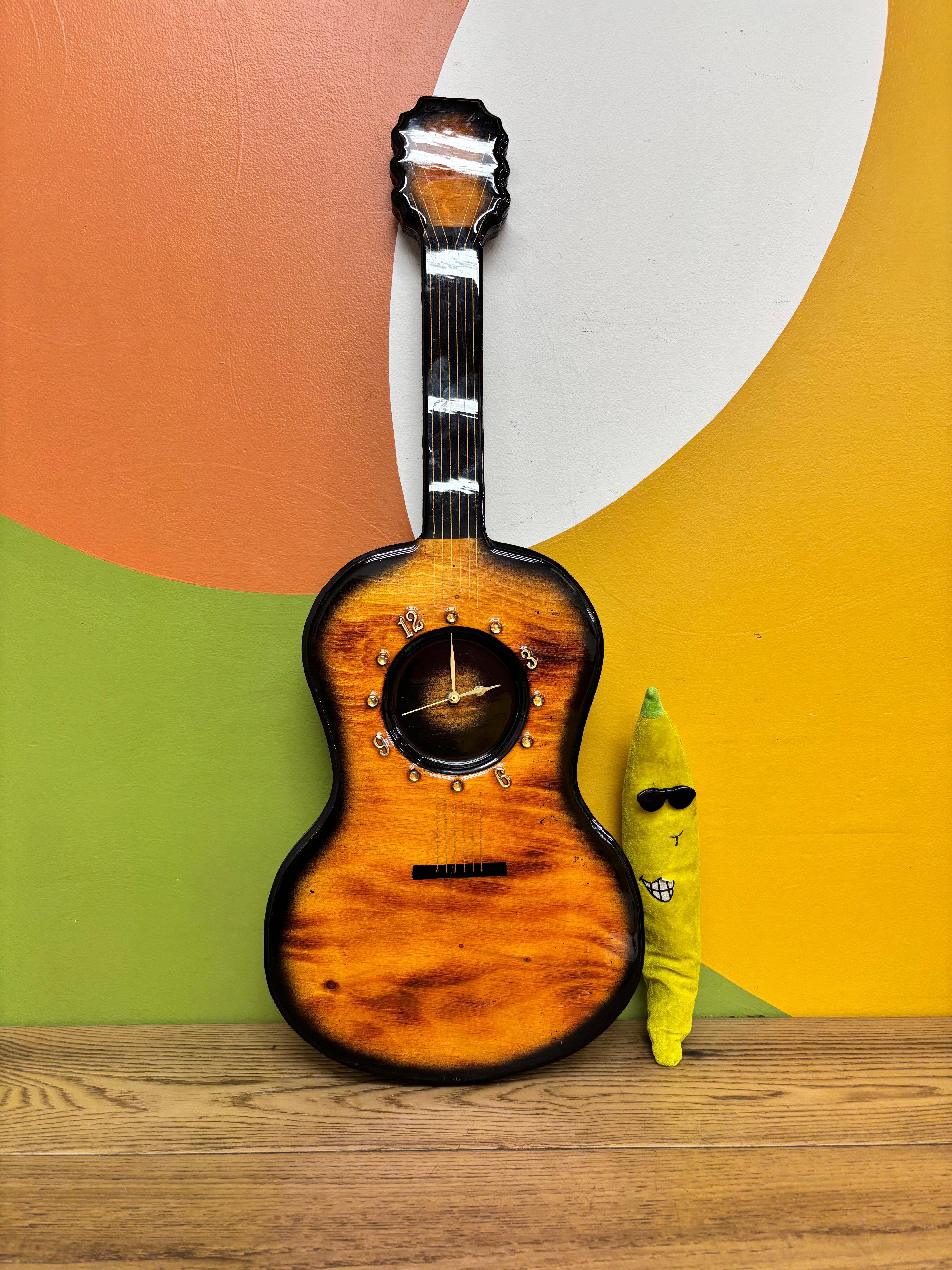 Guitar Wall Clock
