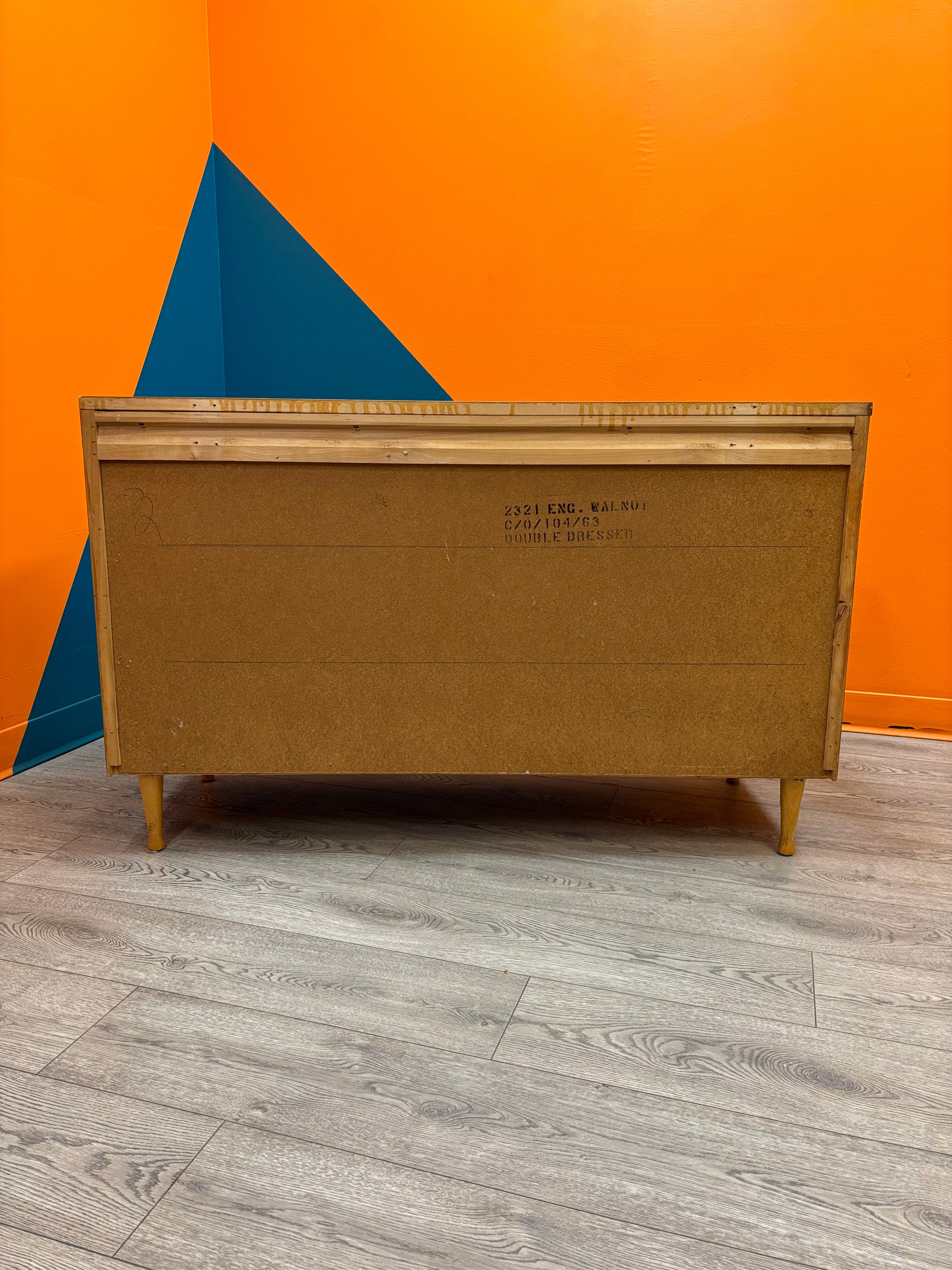 Wood 6 Drawer Dresser (J.W Kilgour & Bro.)