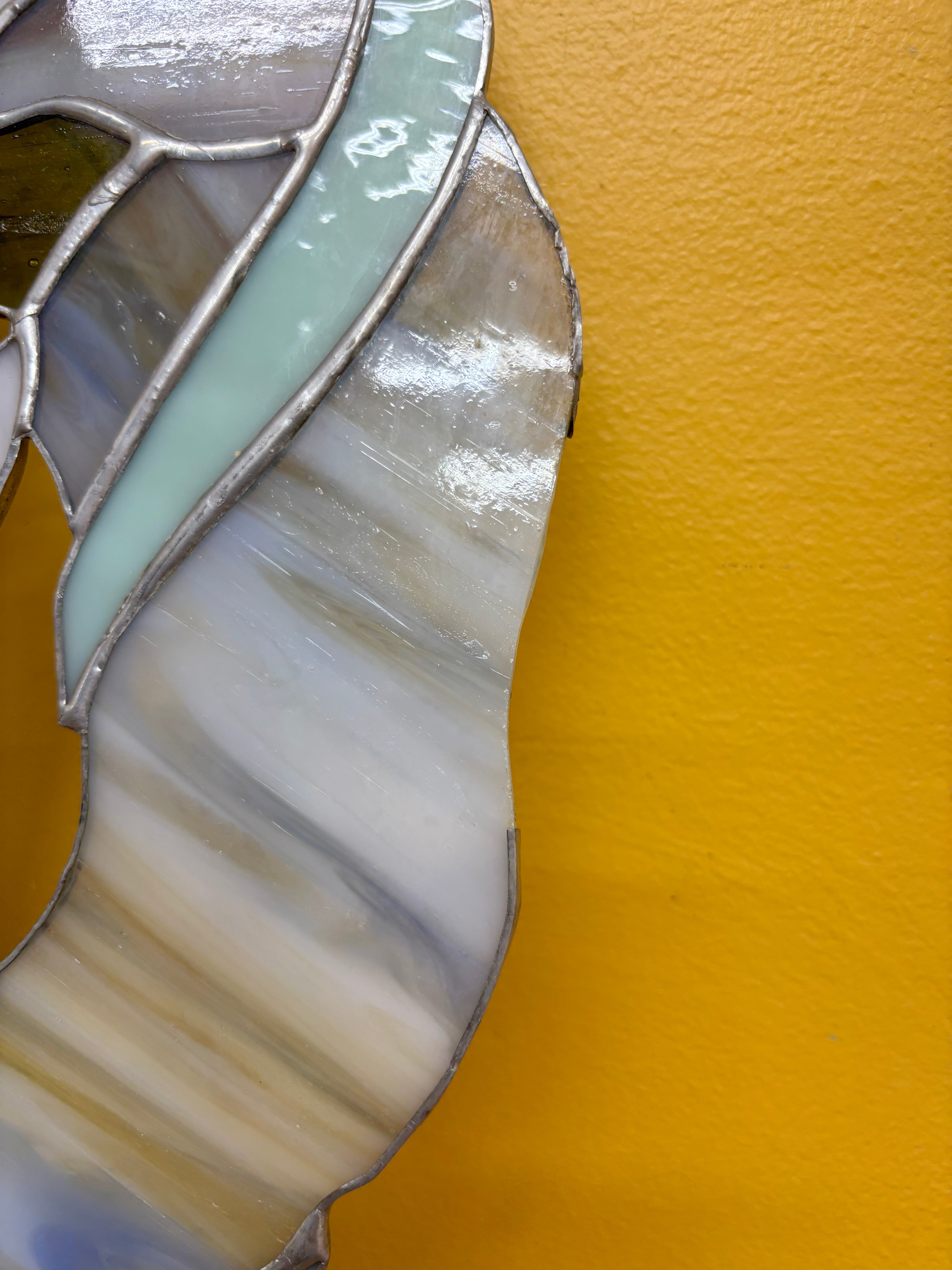 Stained Glass Wreath Suncatcher