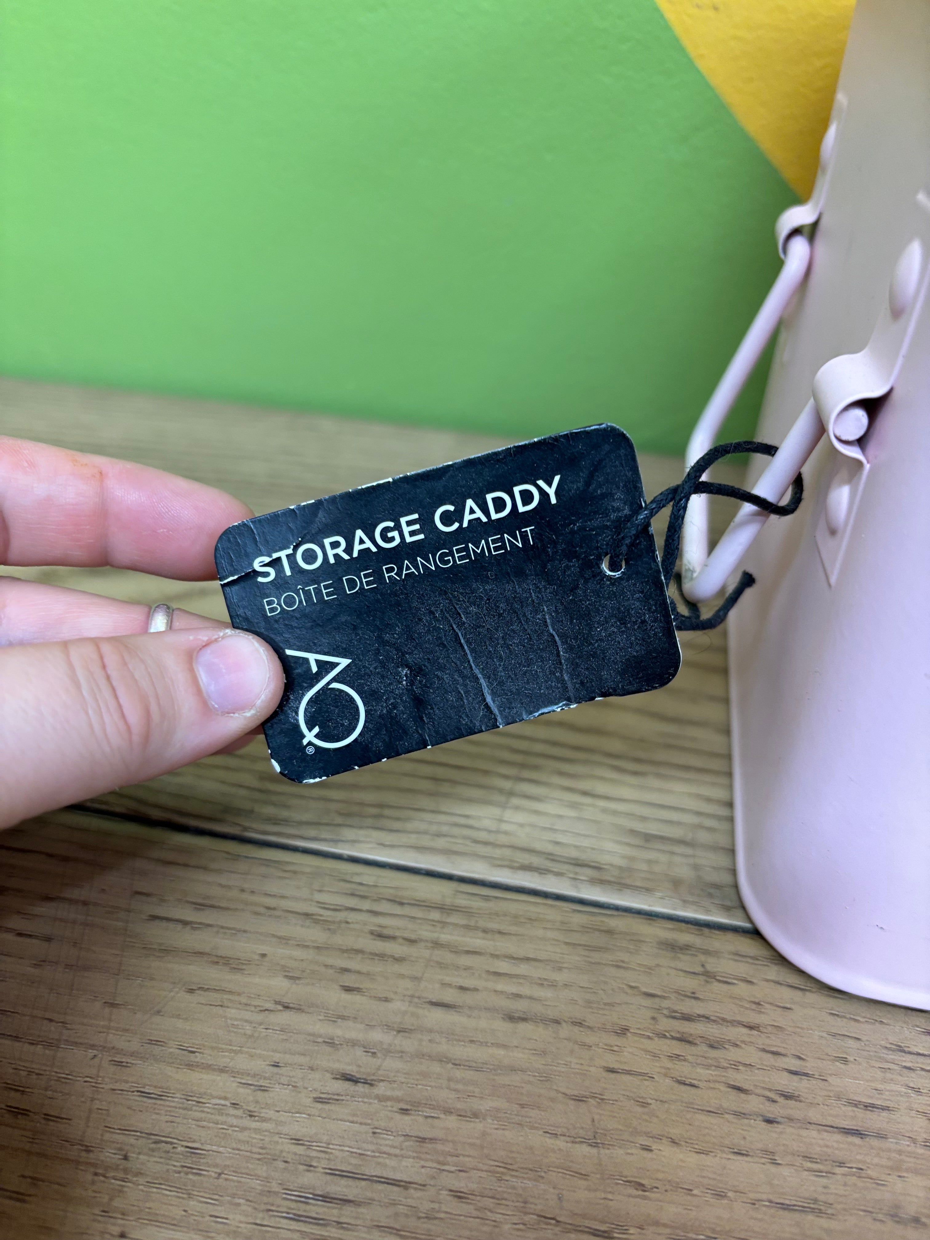 Light Pink Storage Caddy
