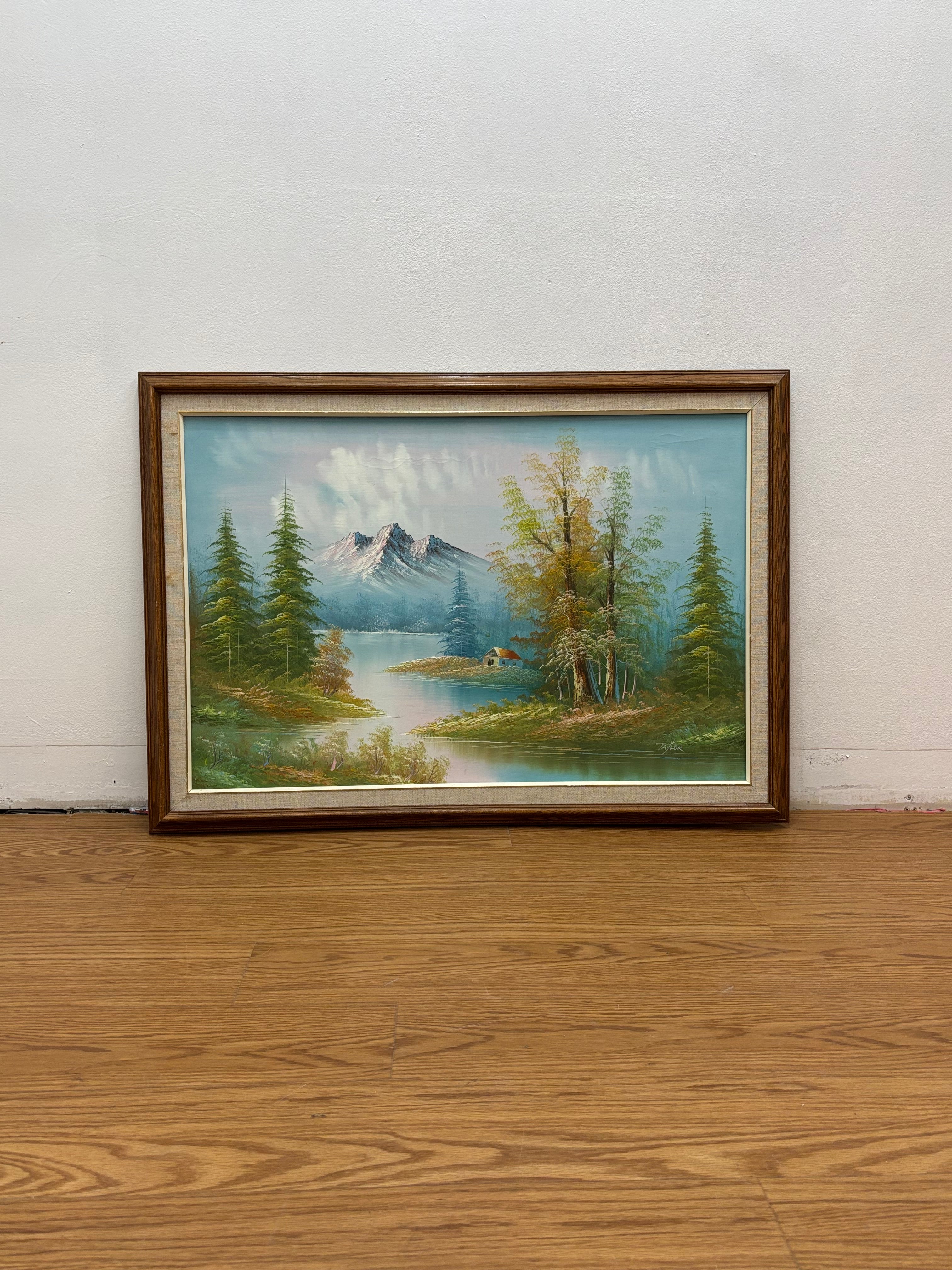 Framed Mountain Scene