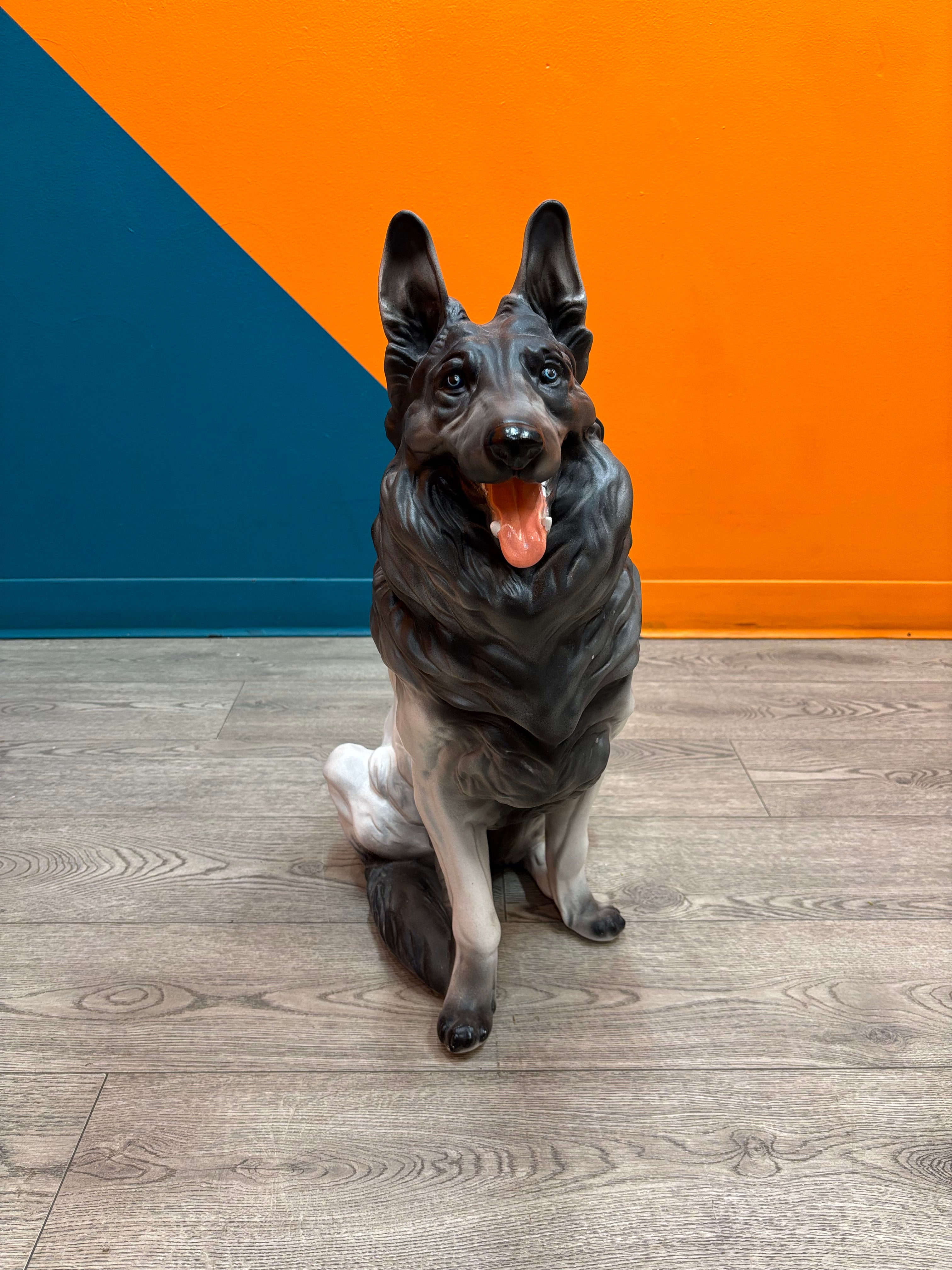 Ceramic Dog Statue