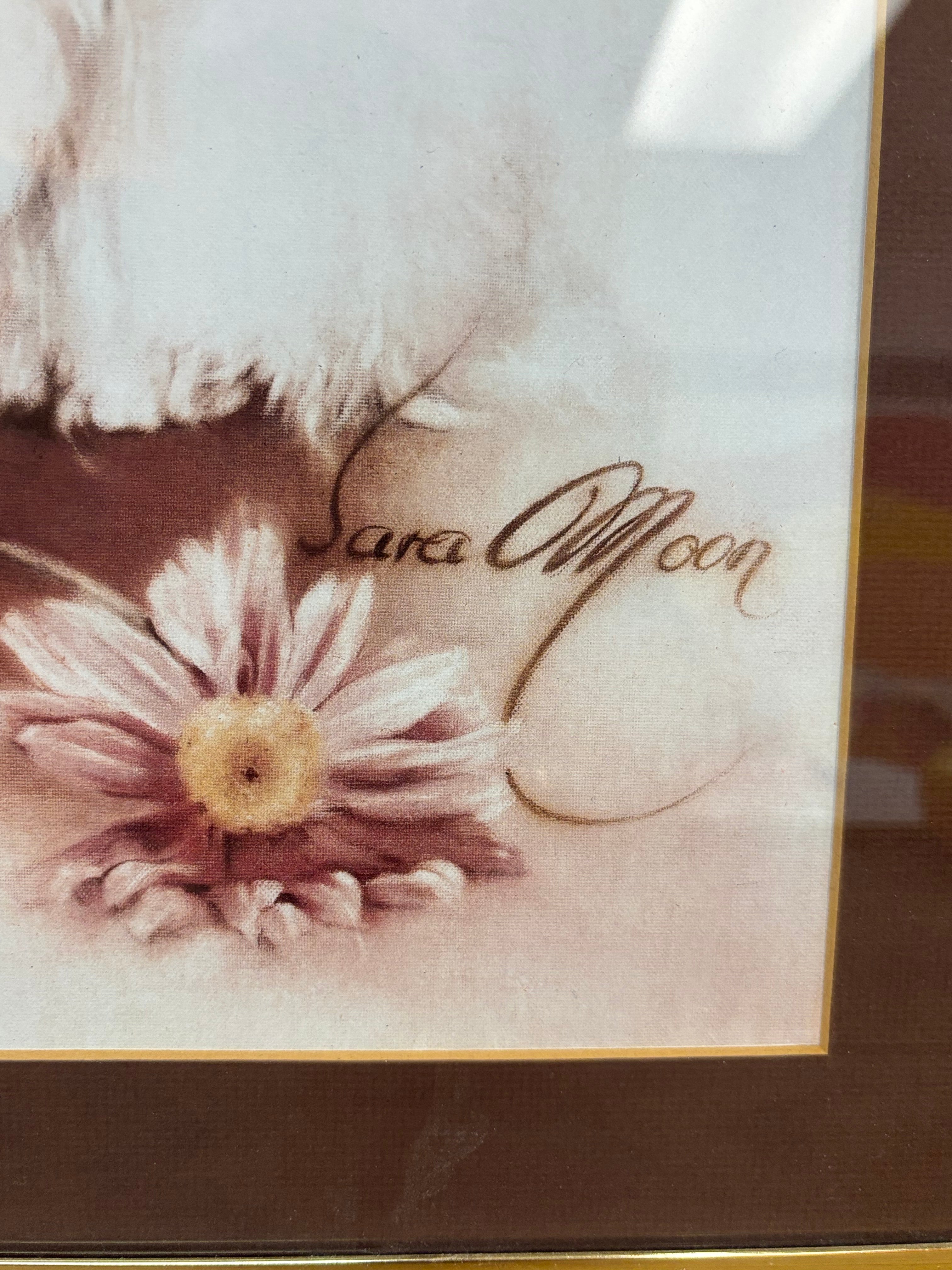 "Cat with Flower" by Sara Moon