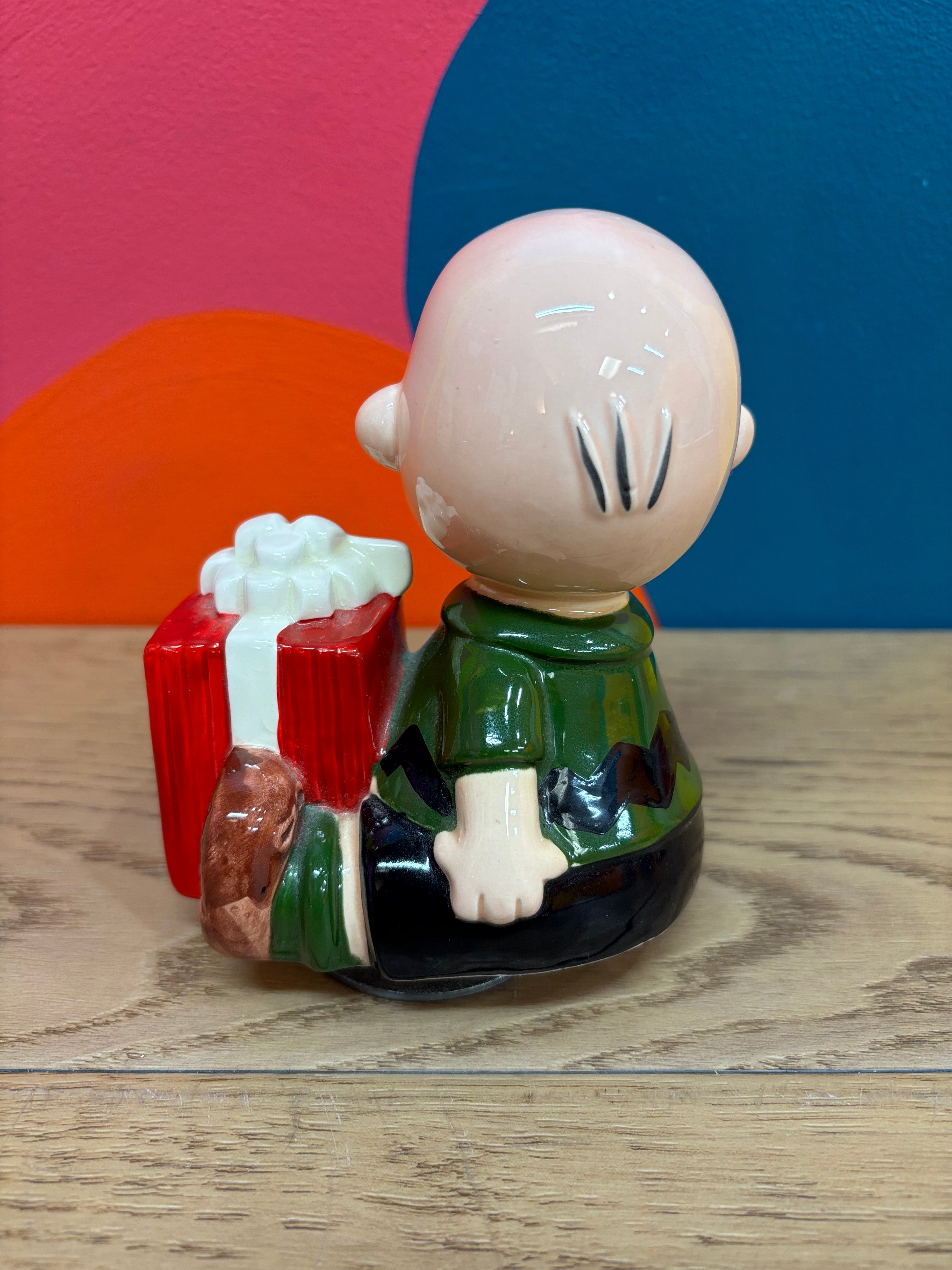 Charlie Brown Ceramic Music Box - 1985