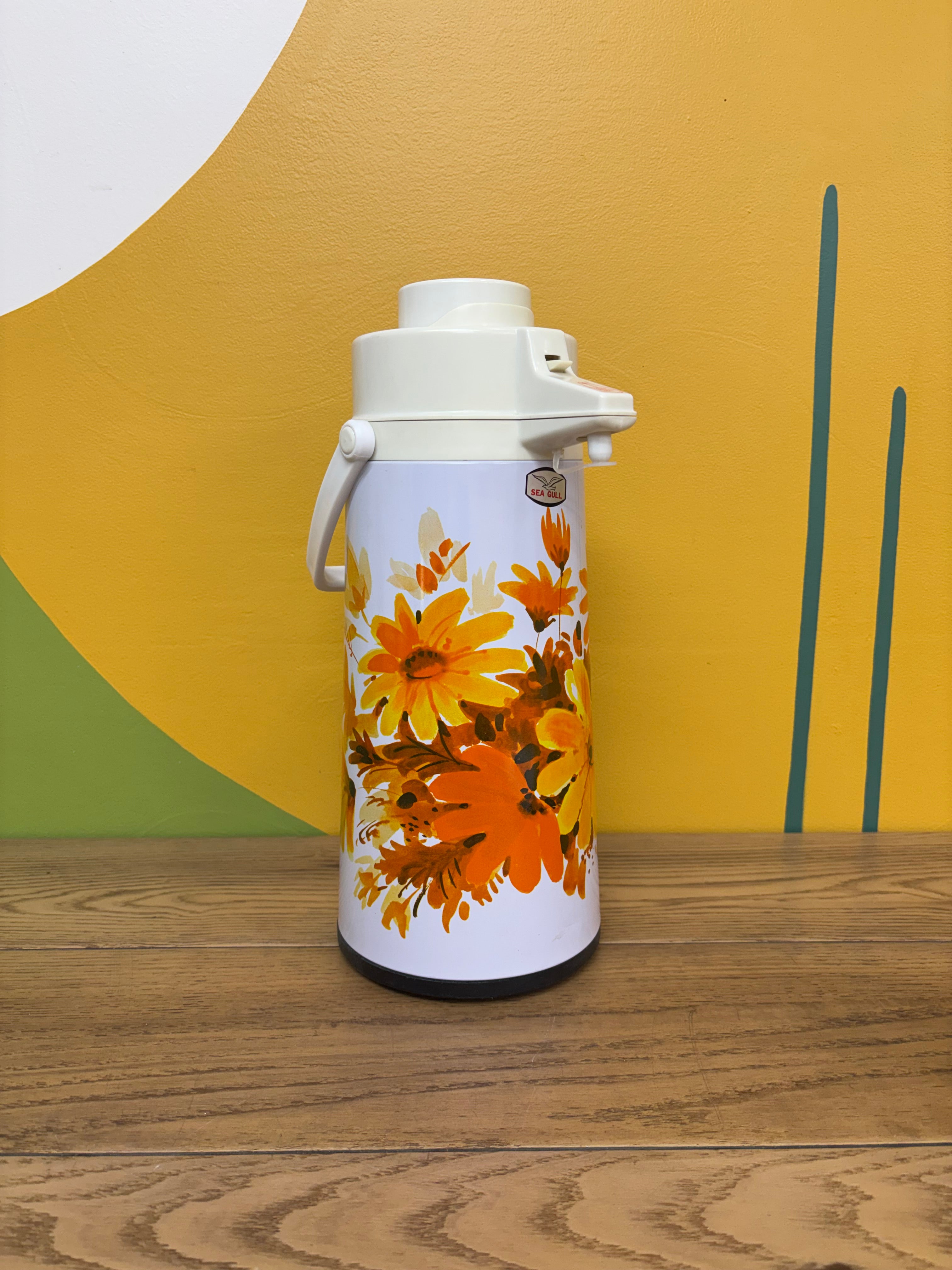 Seagull Floral Pump Top Dispenser