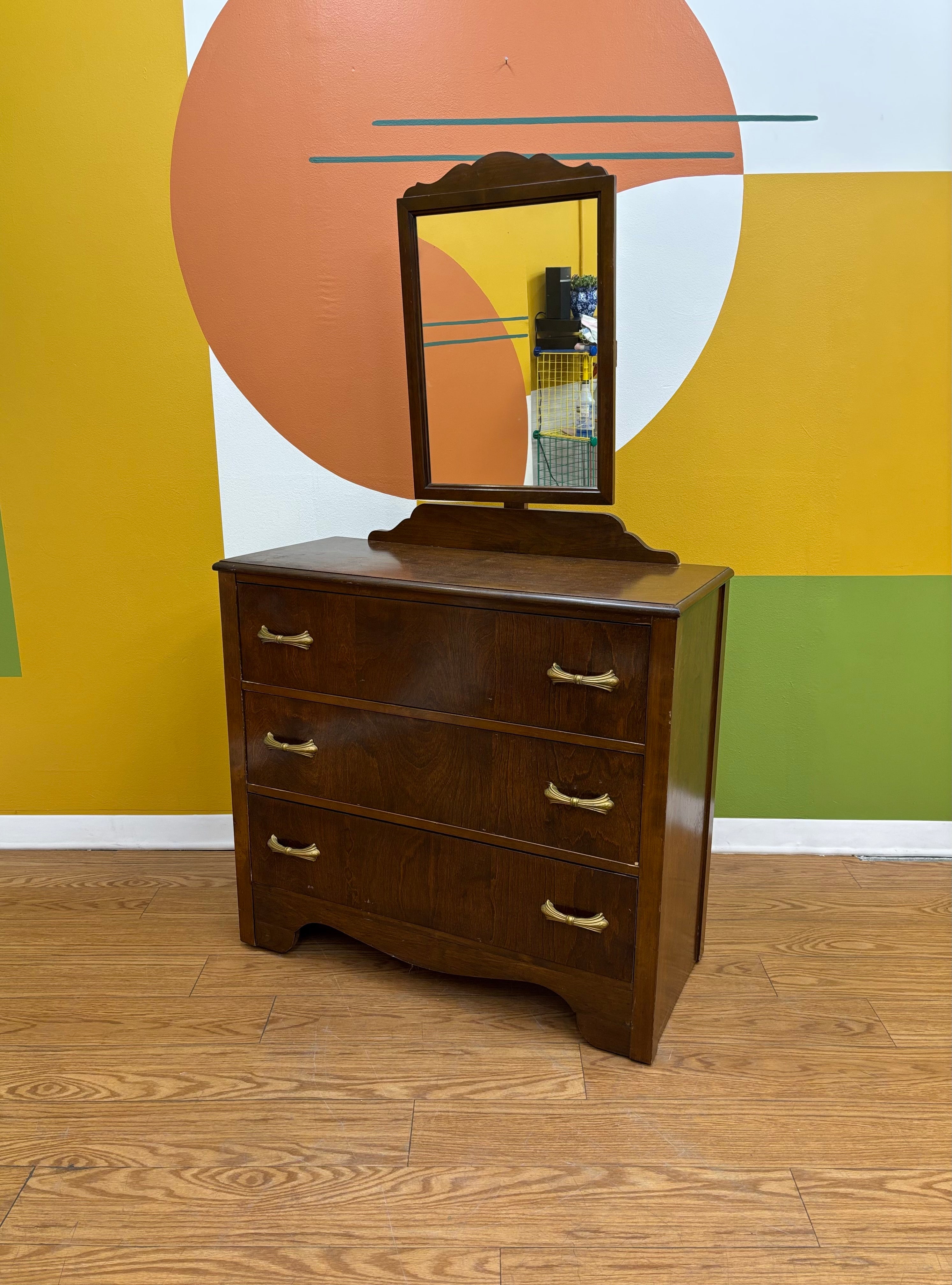 Wood Dresser Vanity