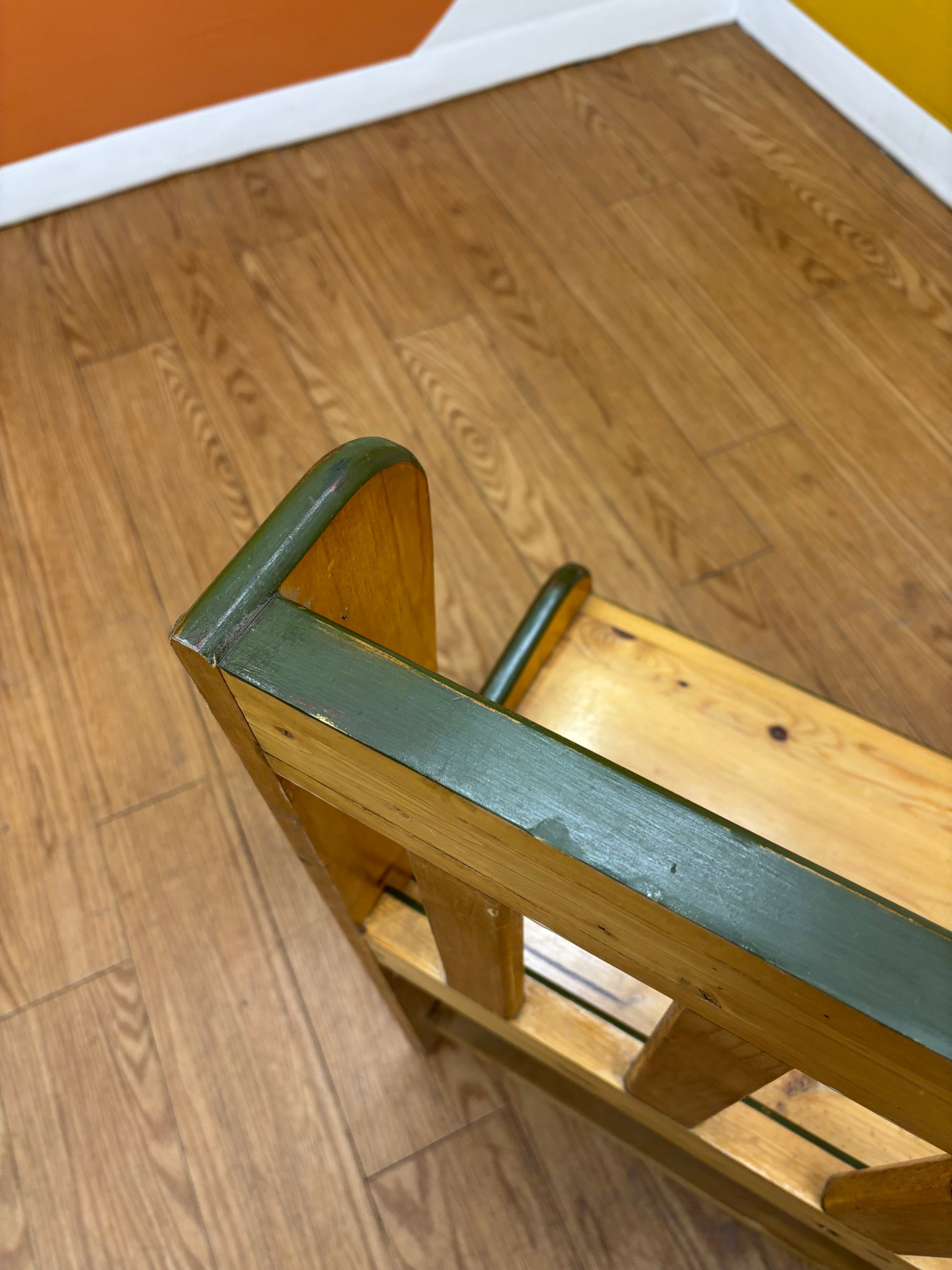 Wood Shoe Bench