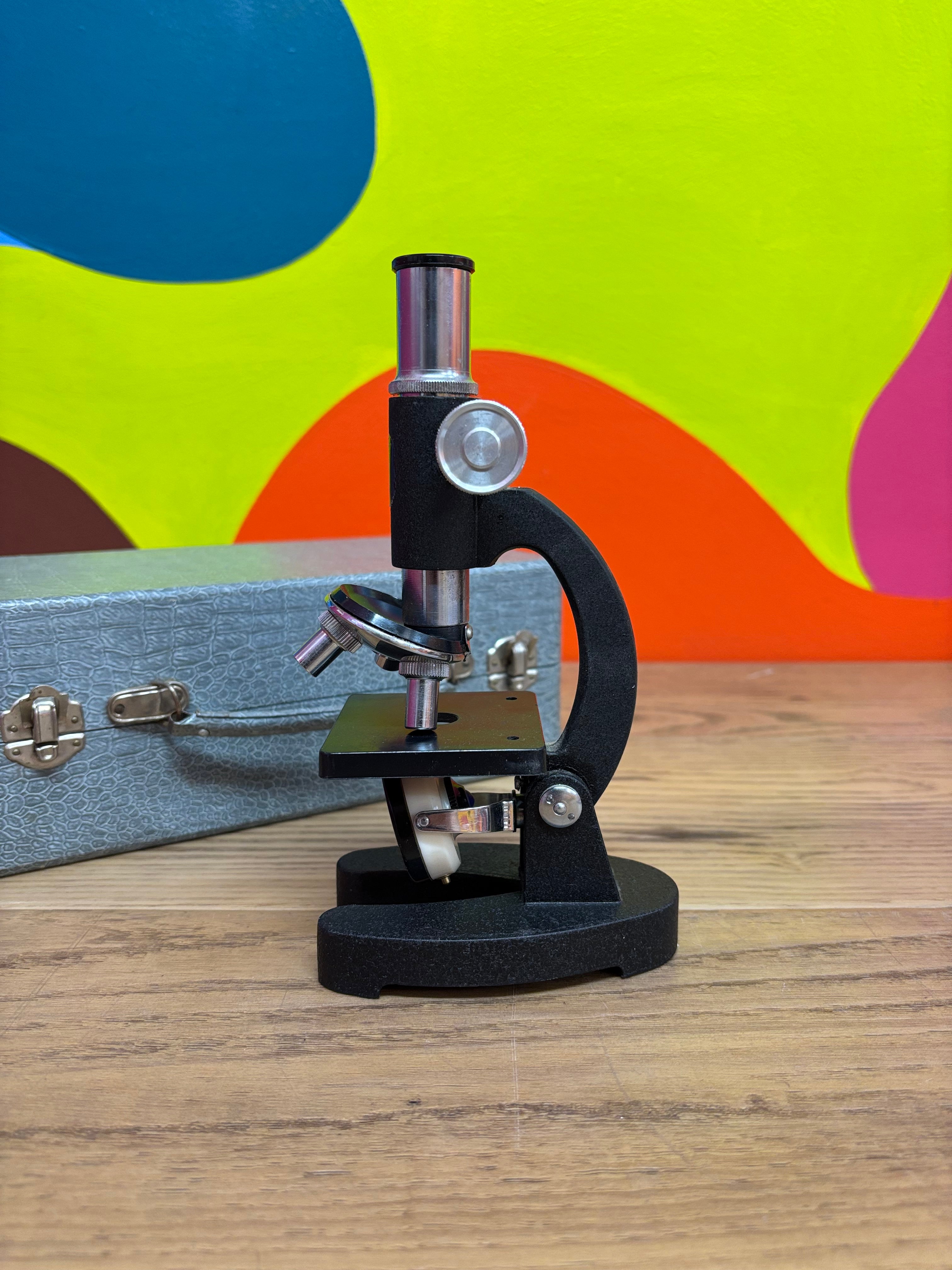 Small Microscope in Case