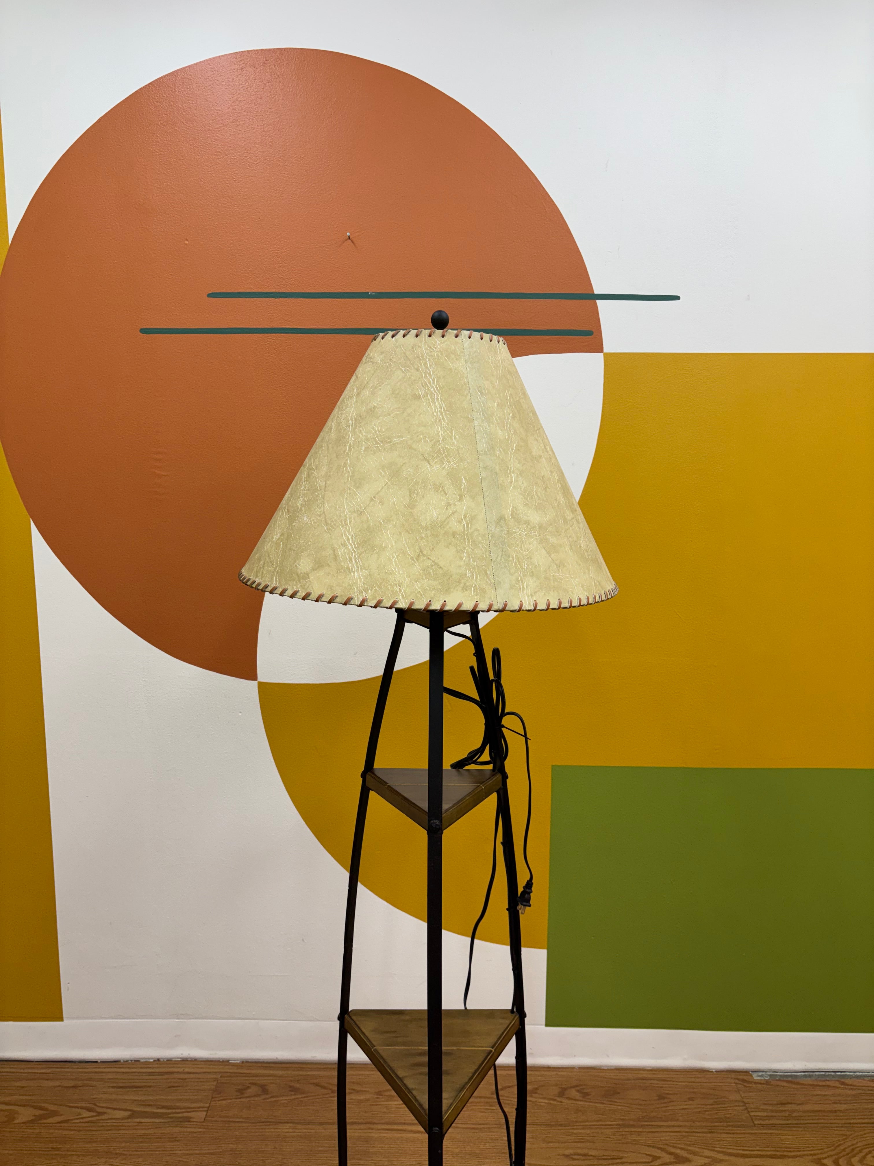 3 Tier Shelf Floor Lamp