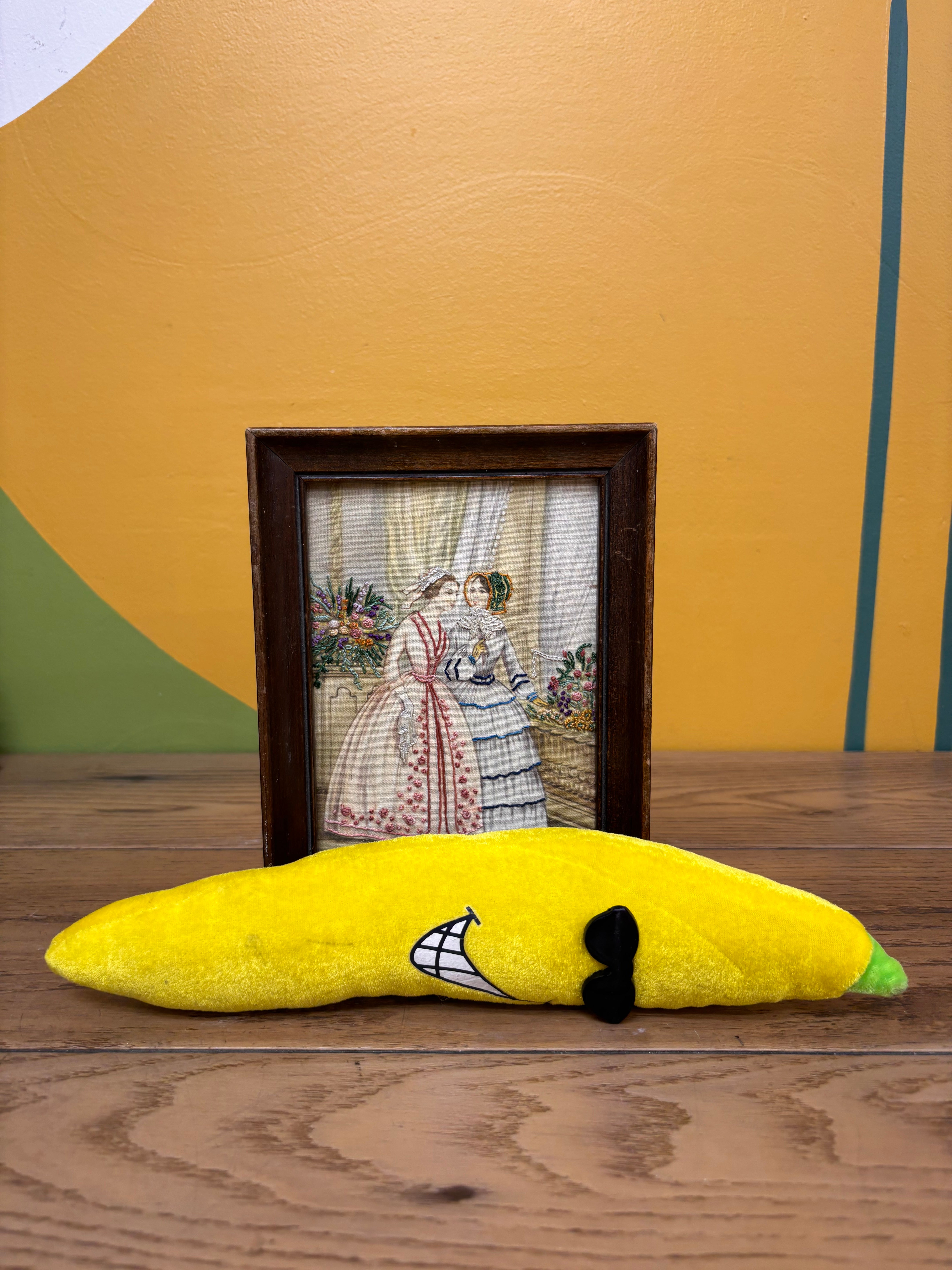 Small Framed Embroidered Art