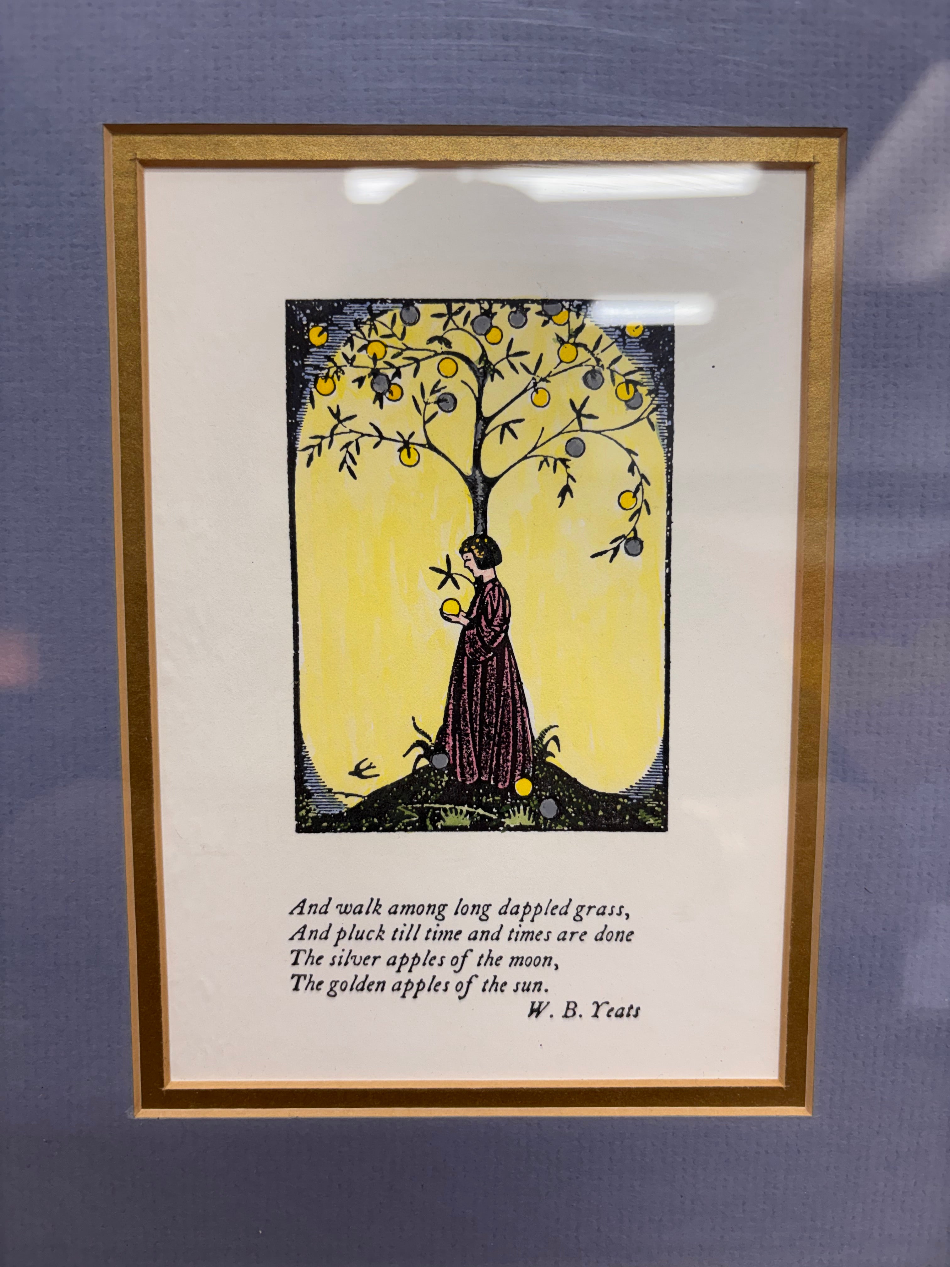Gold Framed Print
